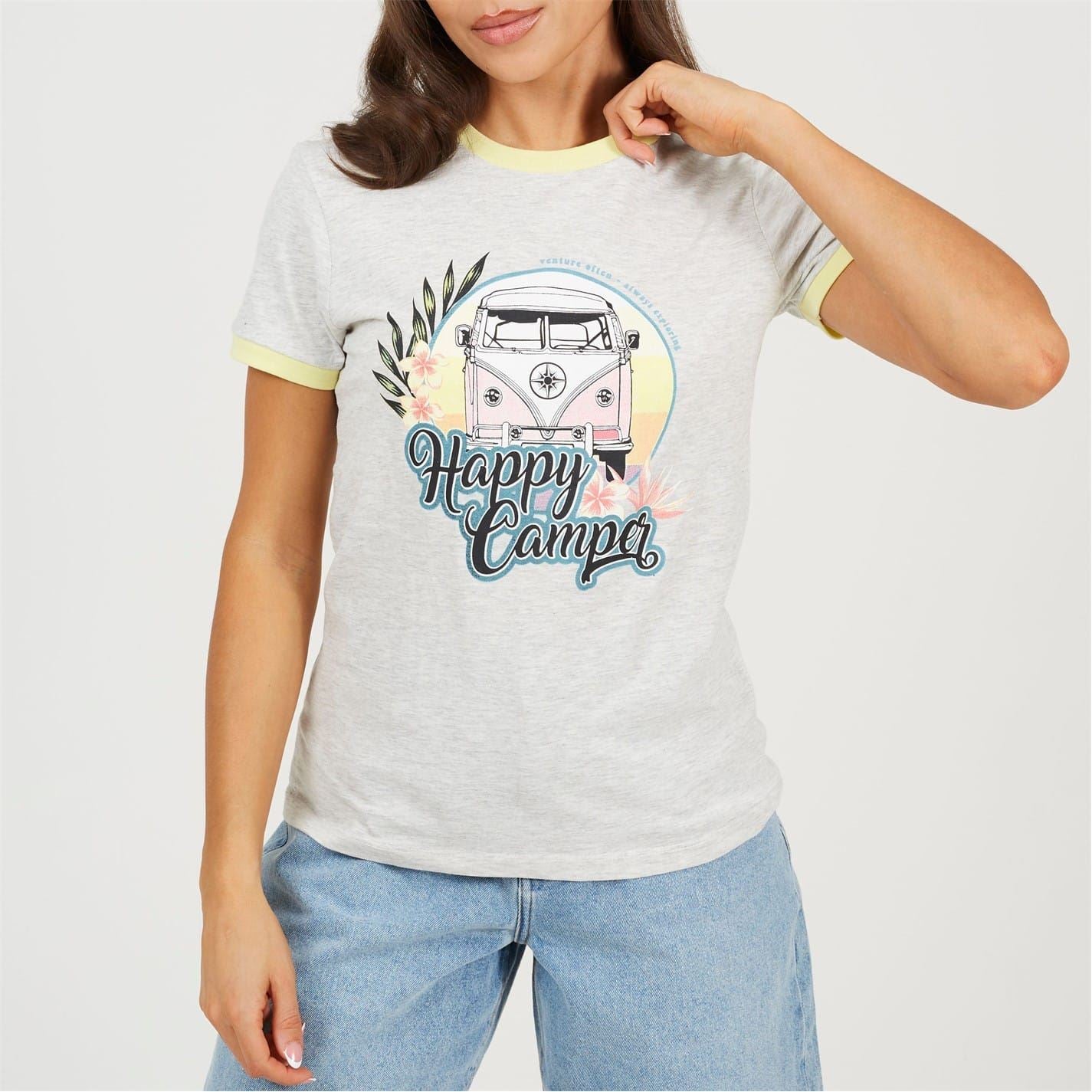 Brave Soul Camper Ringer T-Shirt