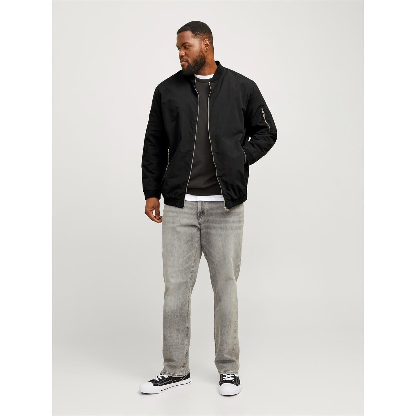 Jack and Jones Mens Rush Bomber Jacket Plus Size