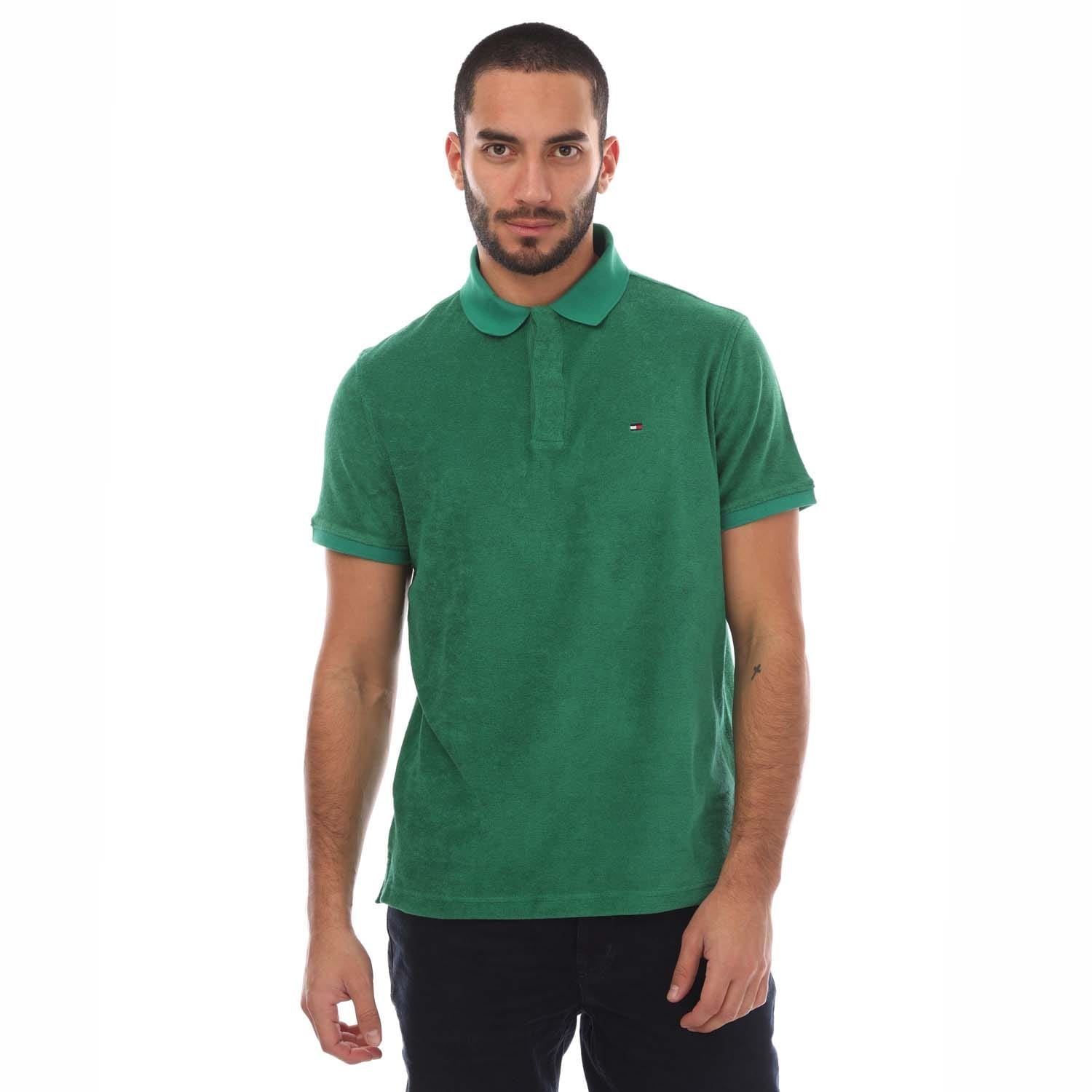 Tommy Hilfiger Micro Towelling Regular-Fit Polo Shirt