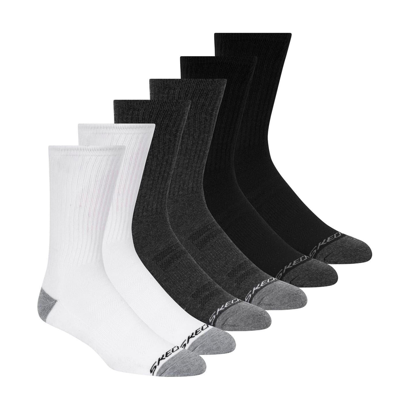 Skechers 6 Pack Crew Trainer Socks