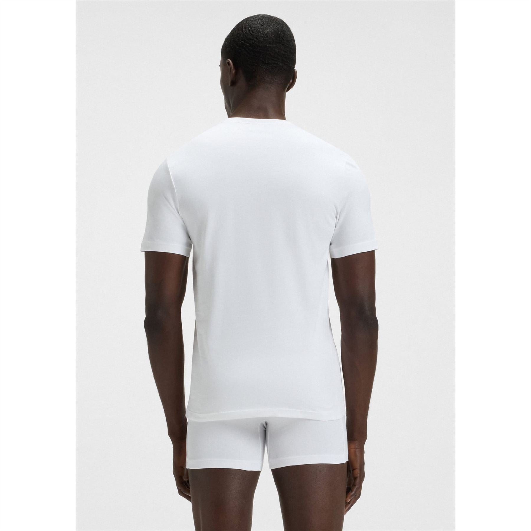 Boss 3 Pack of Logo Embroidered T-Shirts