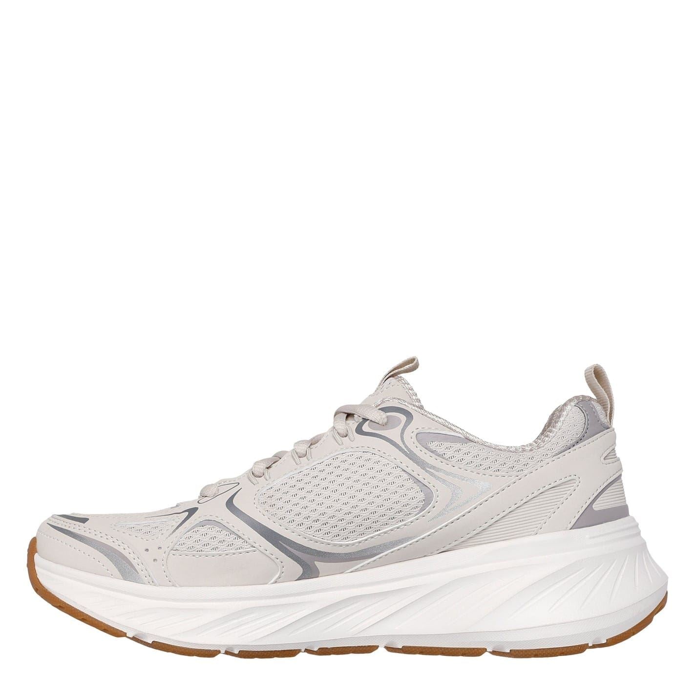 Skechers Edgeride Silver Eclipse Low Top Sneakers