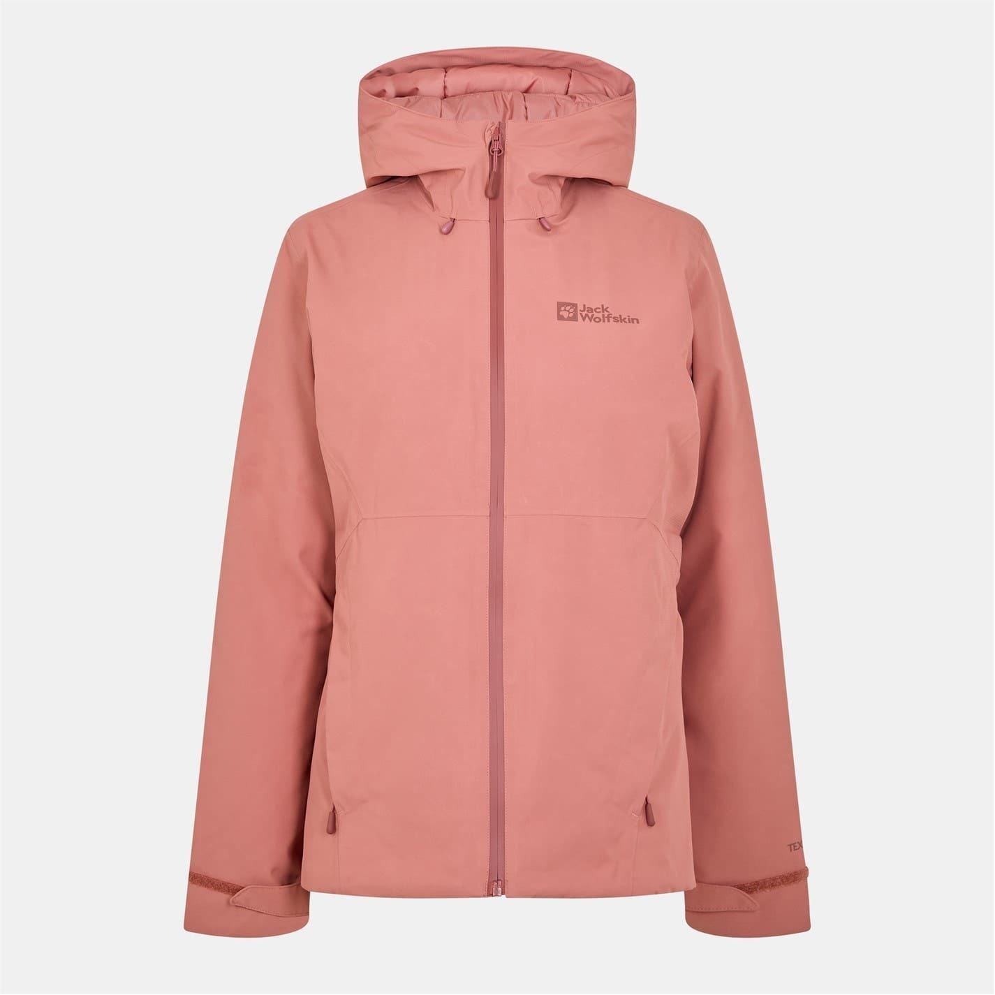 Jack Wolfskin Solid Patterned Hooded Jacket