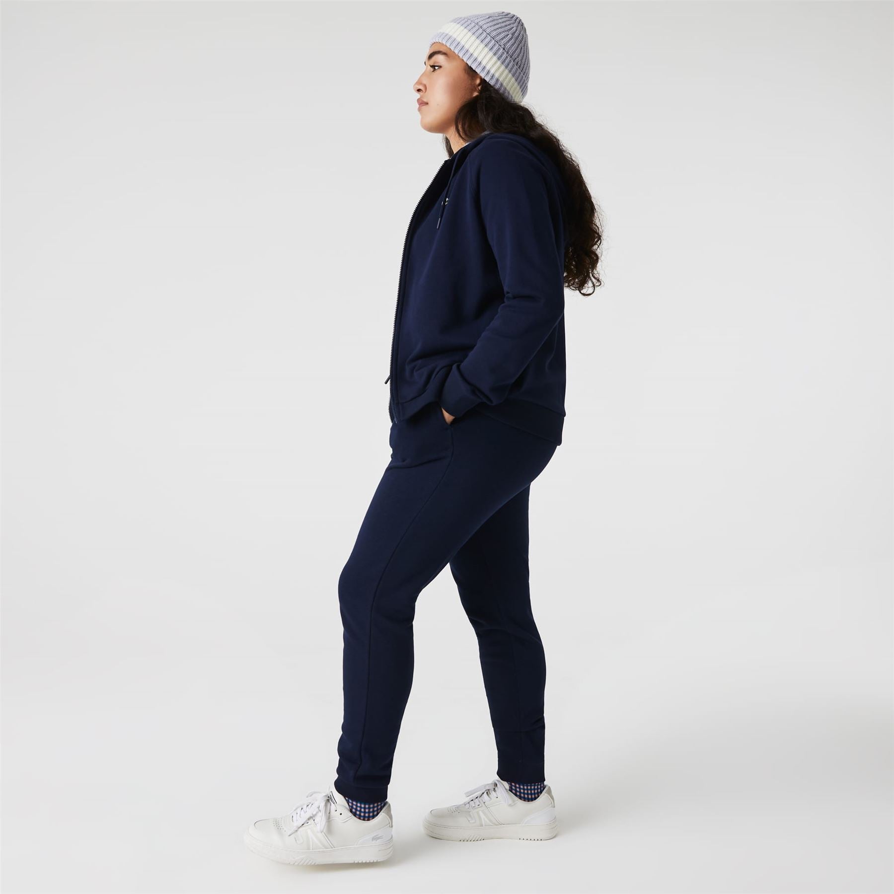 Lacoste Womens Lightweight Fleece Jogging Pants