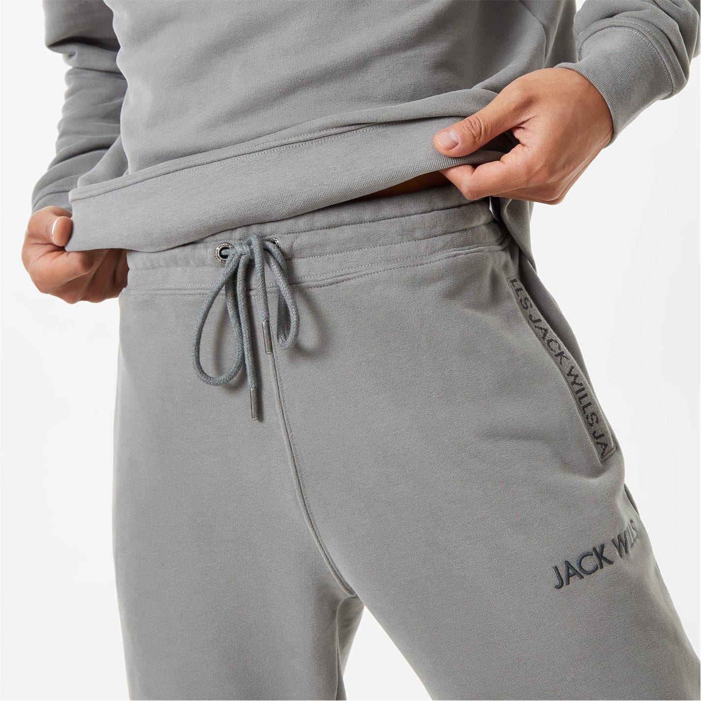 Jack Wills Mens Jacquard Logo Joggers