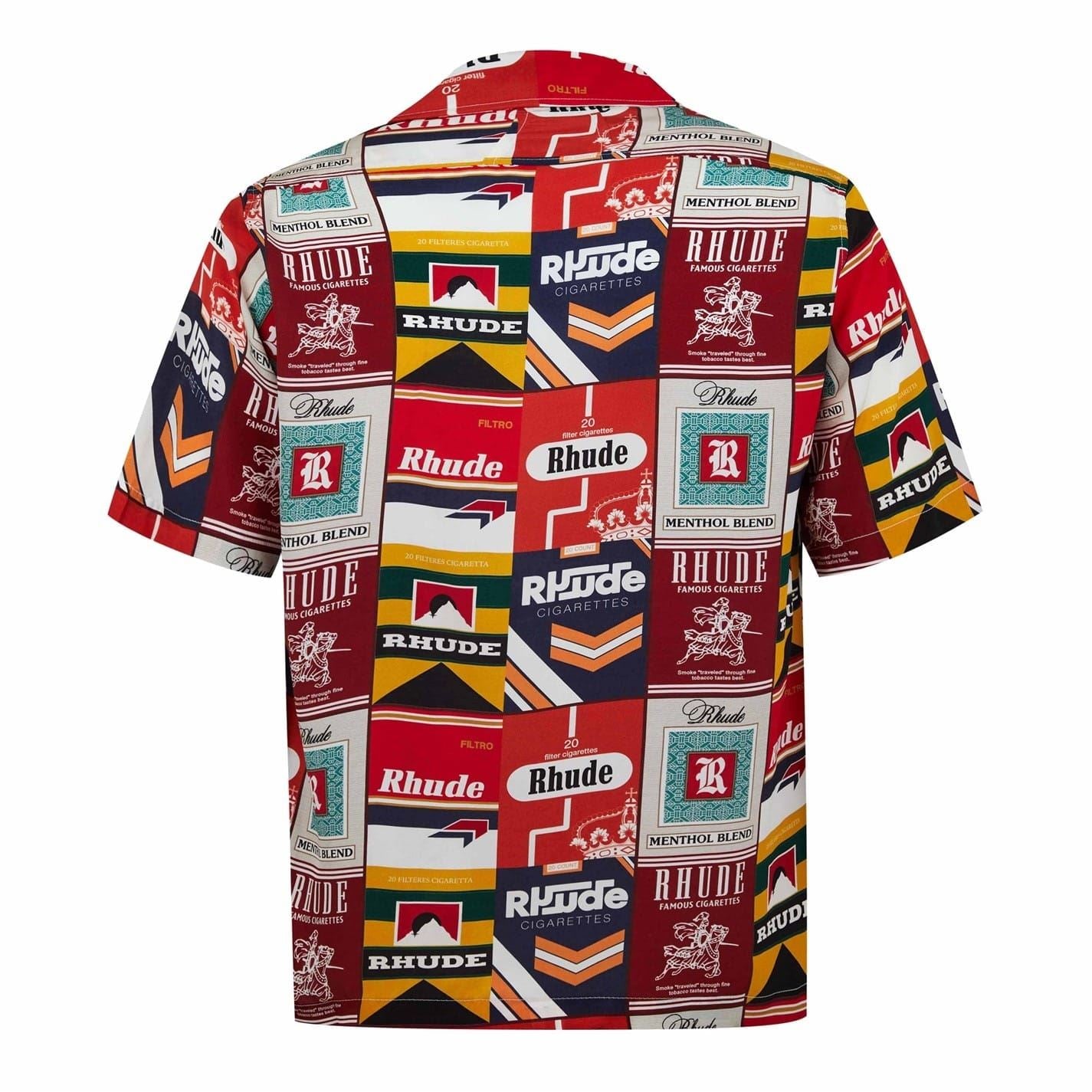 Rhude Silk Cigarette Regular Fit Shirt