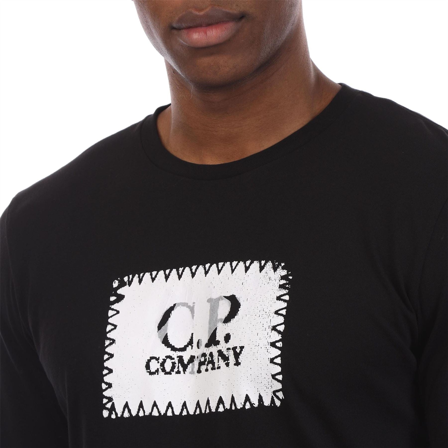 C.P. Company Long Sleeve Logo Label T-Shirt
