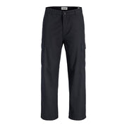 Jack and Jones Carter Solid Patterned Straight Cargo Pants