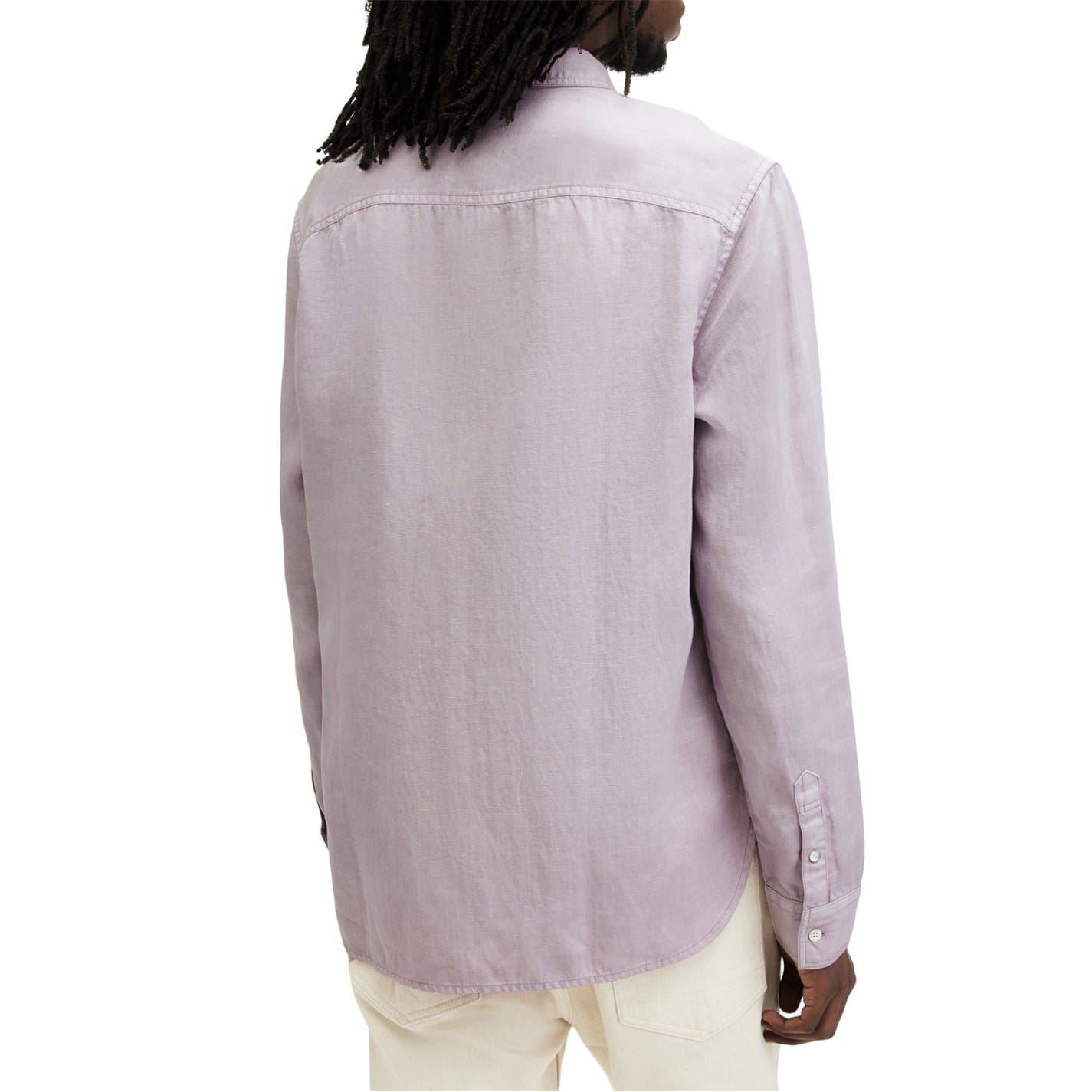 AllSaints Laguna Regular Fit Long Sleeve Shirt