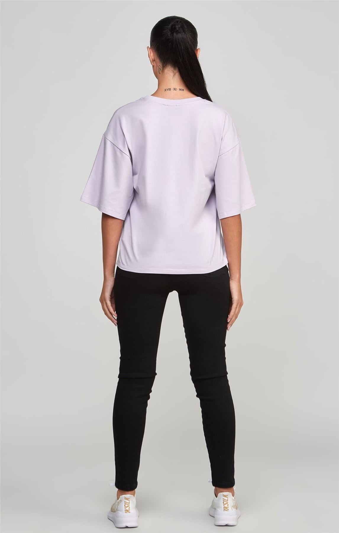 SikSilk Varsity Logo Cropped T-Shirt