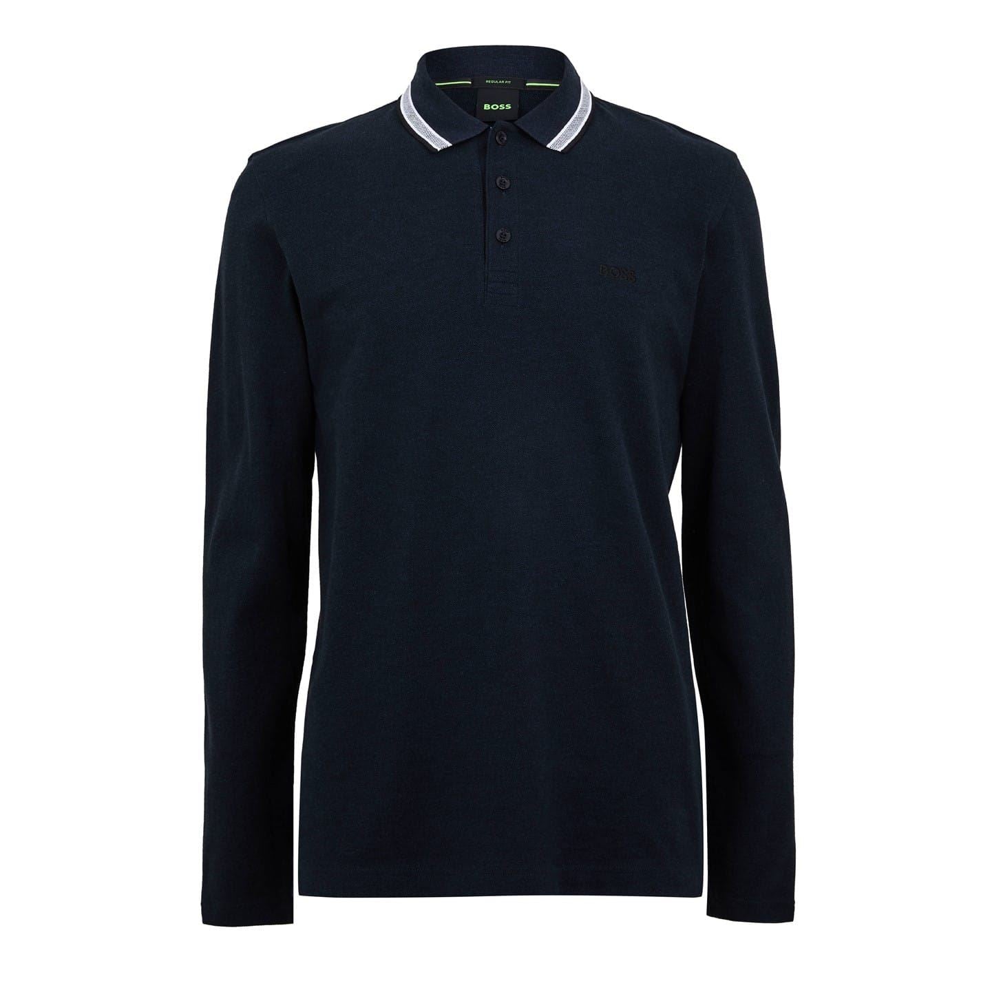 Boss Hbg Plisy Long Sleeve Polo