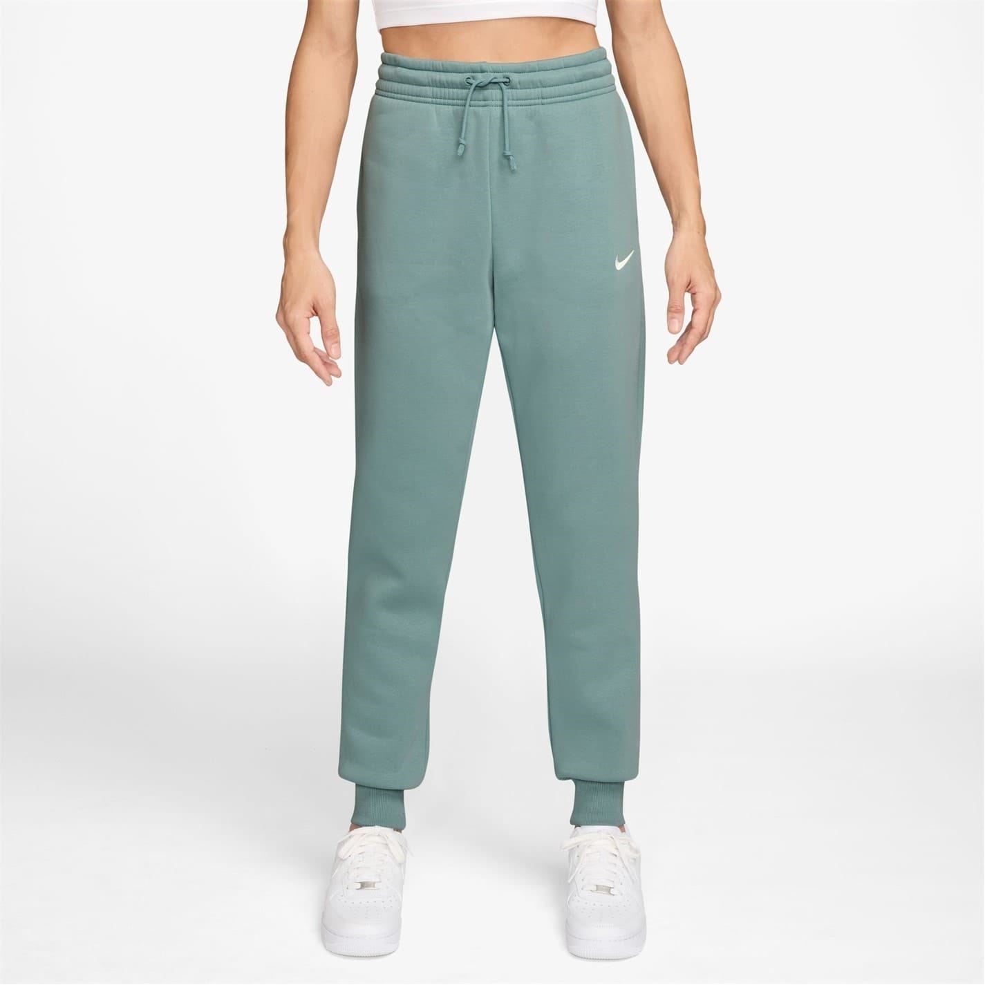 Nike Womens Sportswear Phoenix Fleece Mid Rise Sweatpants