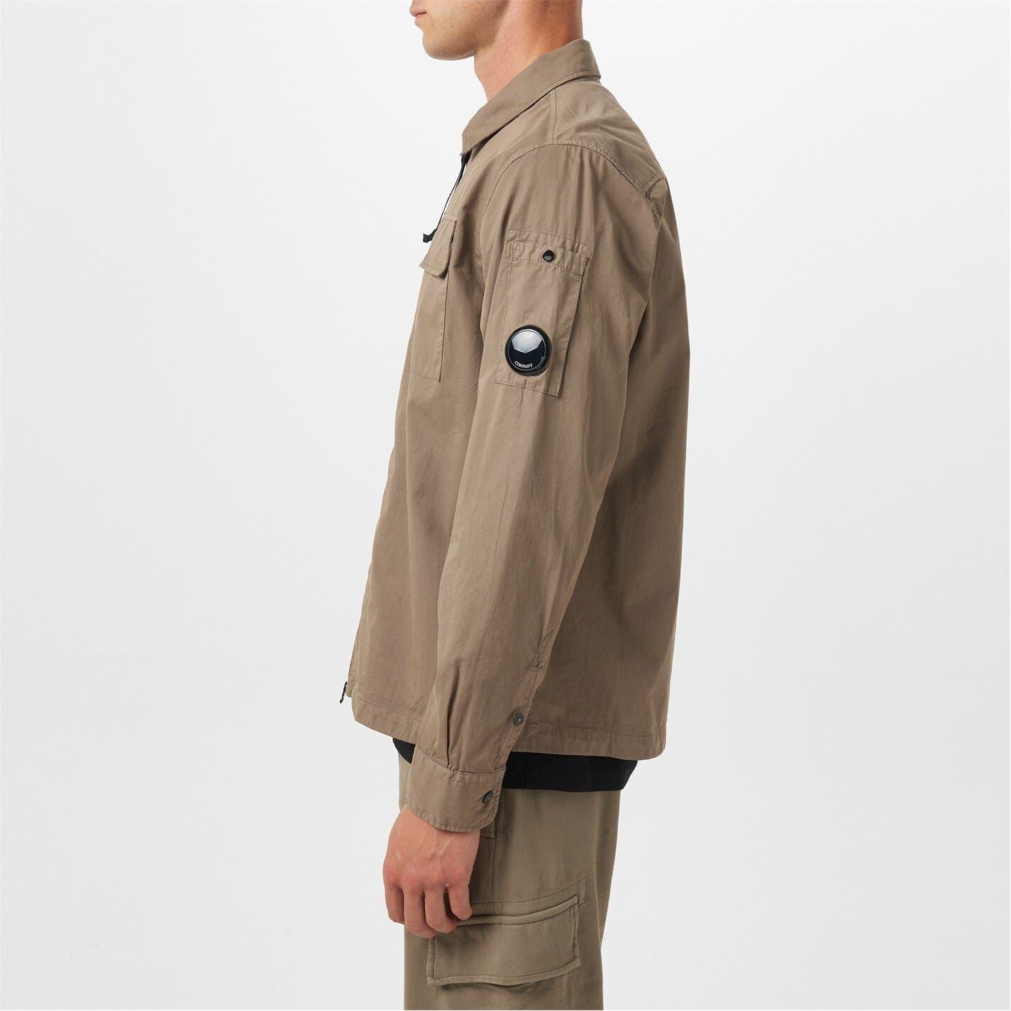 C.P. Company Mens Gabardine Lens Overshirt