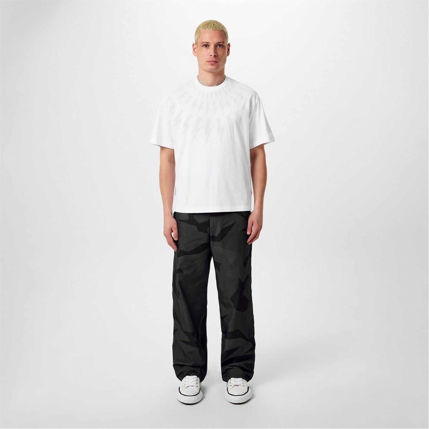 Neil Barrett Bolt Crew Neck Regular Fit T-Shirt