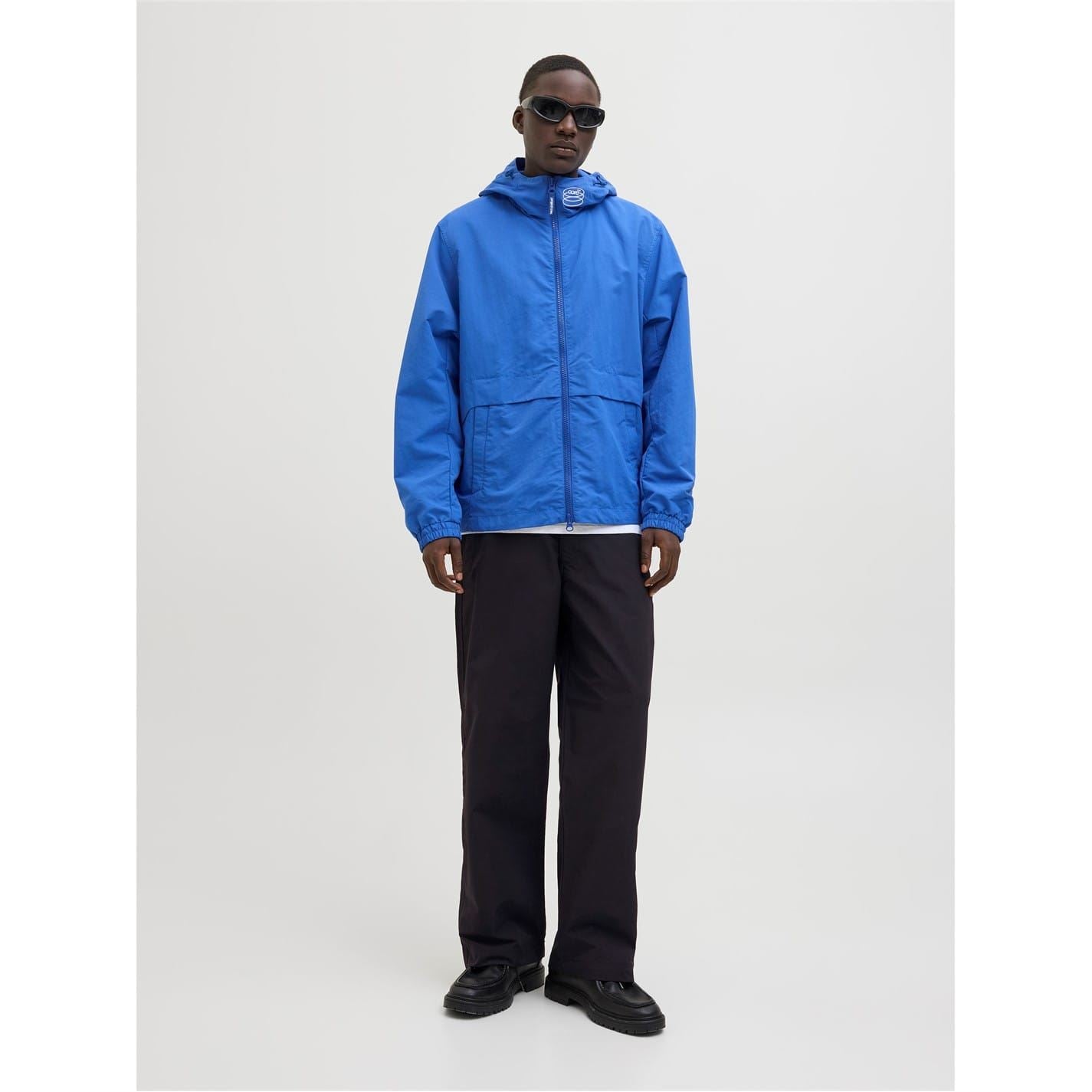 Jack and Jones Owen Solid Patterned Wide Leg Chinos