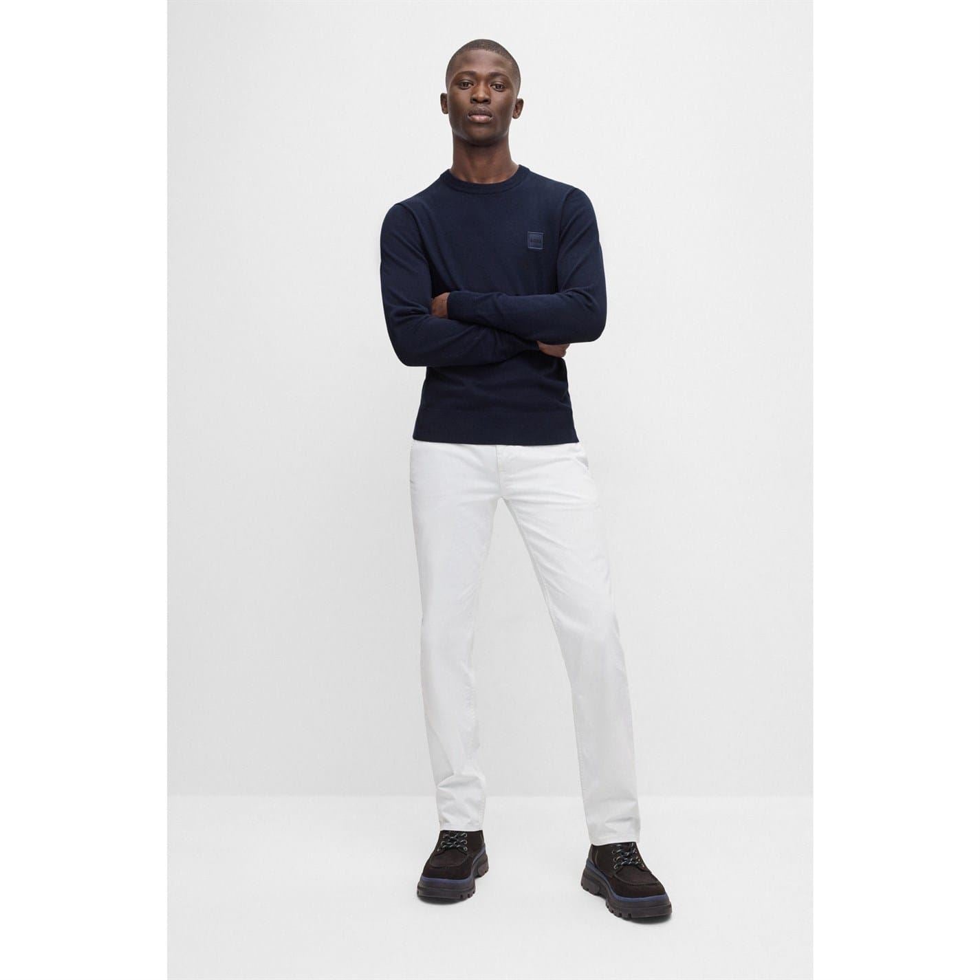 Boss Mens Kanovano Crew Neck Jumper