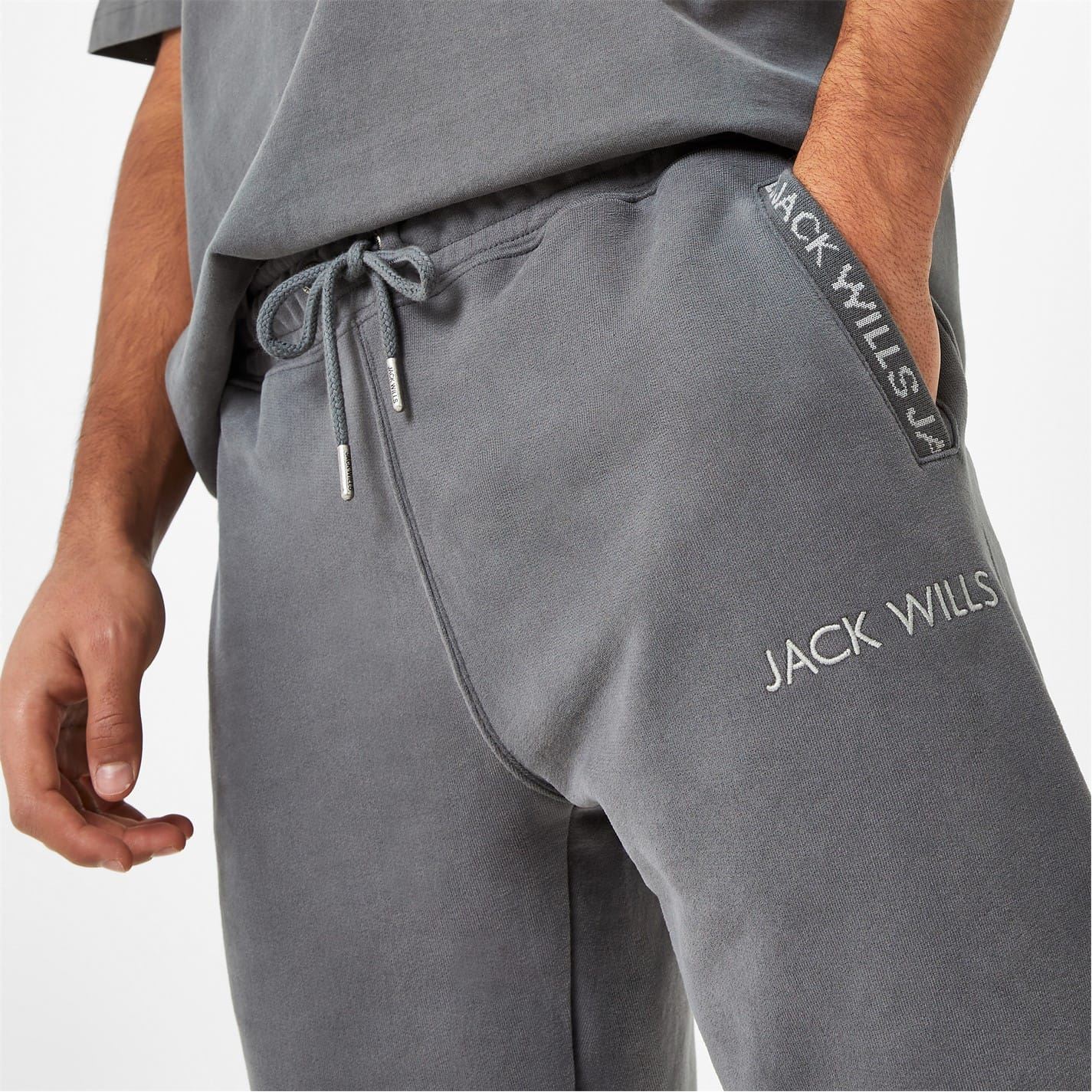 Jack Wills Mens Jacquard Logo Joggers