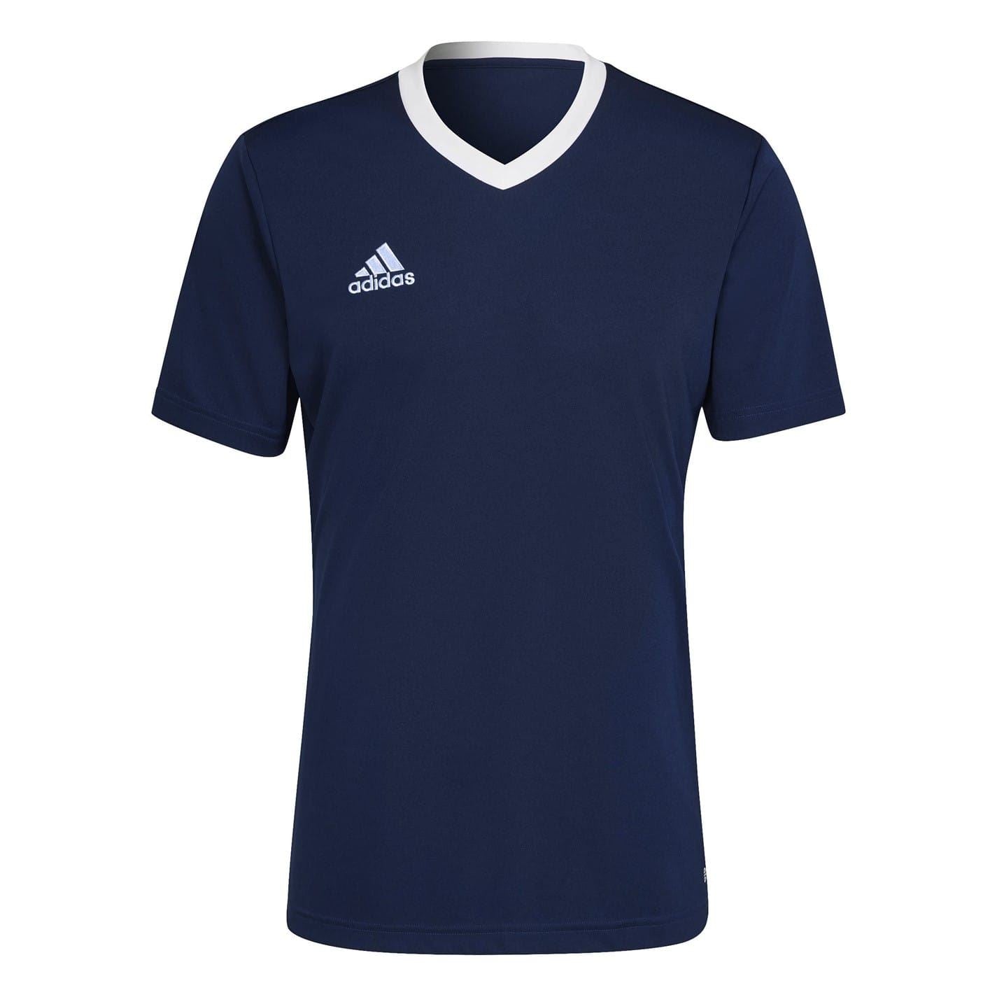 adidas Mens Entrada 22 Short Sleeve Jersey Top