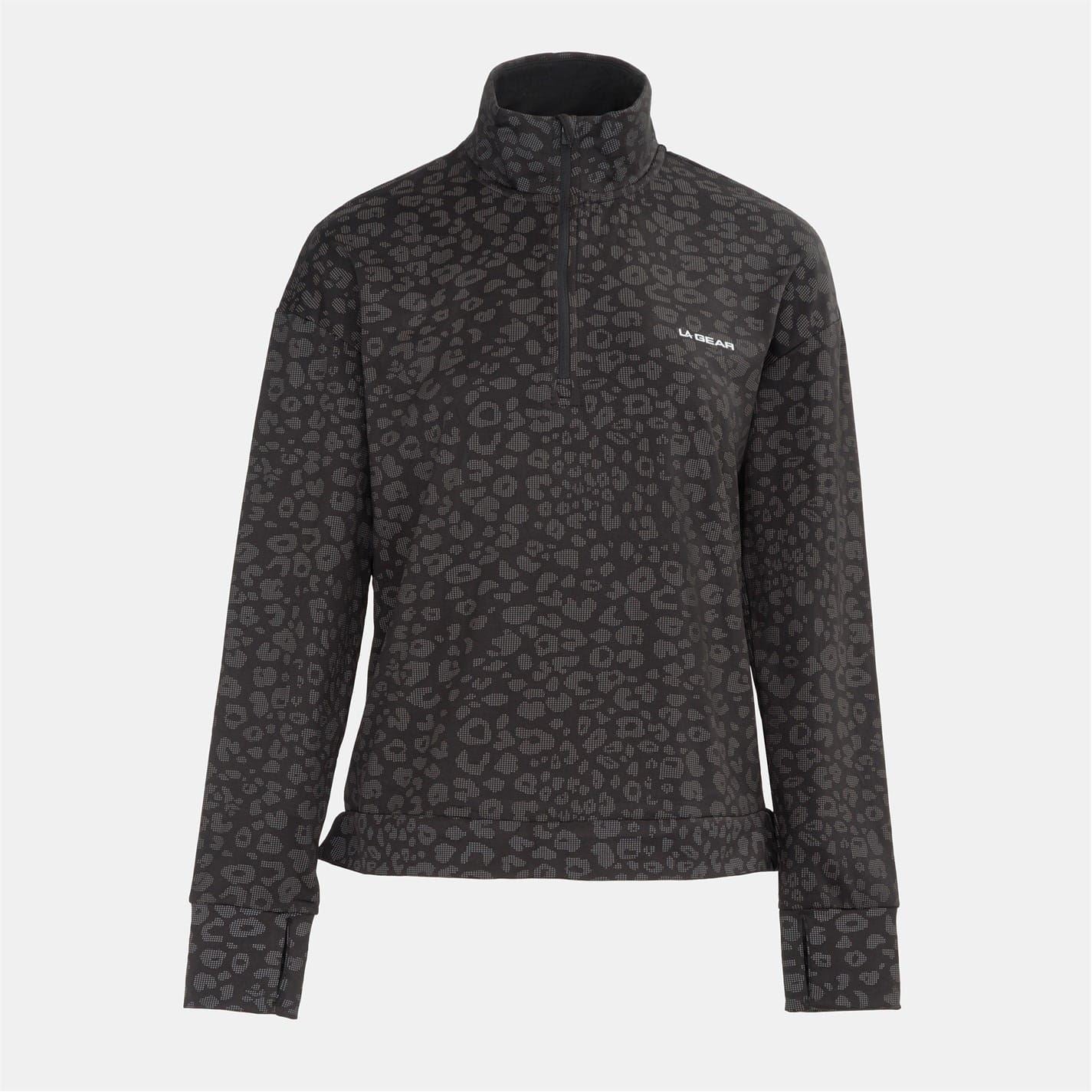 LA Gear Womens Half Zip Sweatshirt