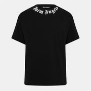 Palm Angels Crew Neck Short Sleeve Logo Print T-Shirt