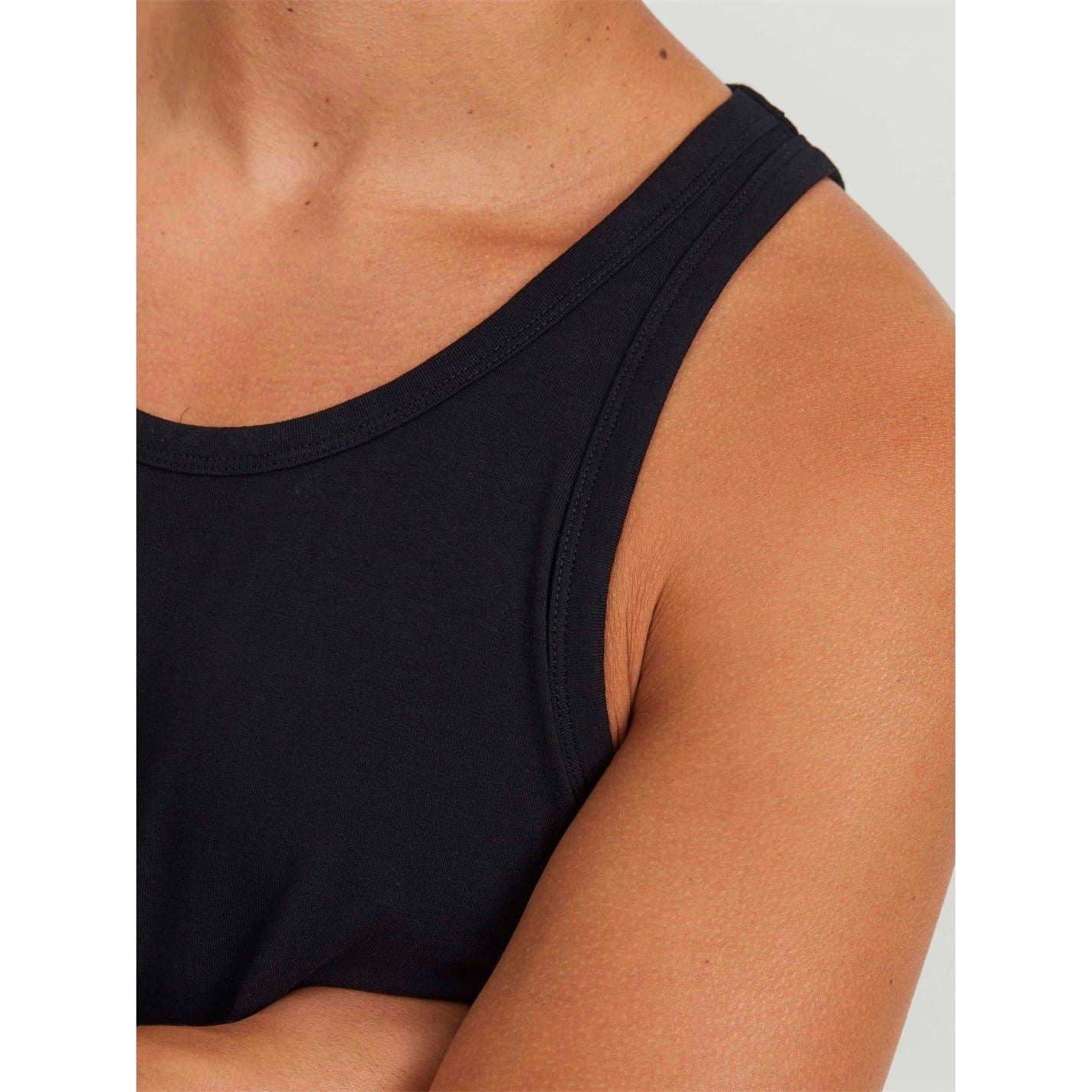 Jack and Jones 2 Pack Scoop Neck Box Tank