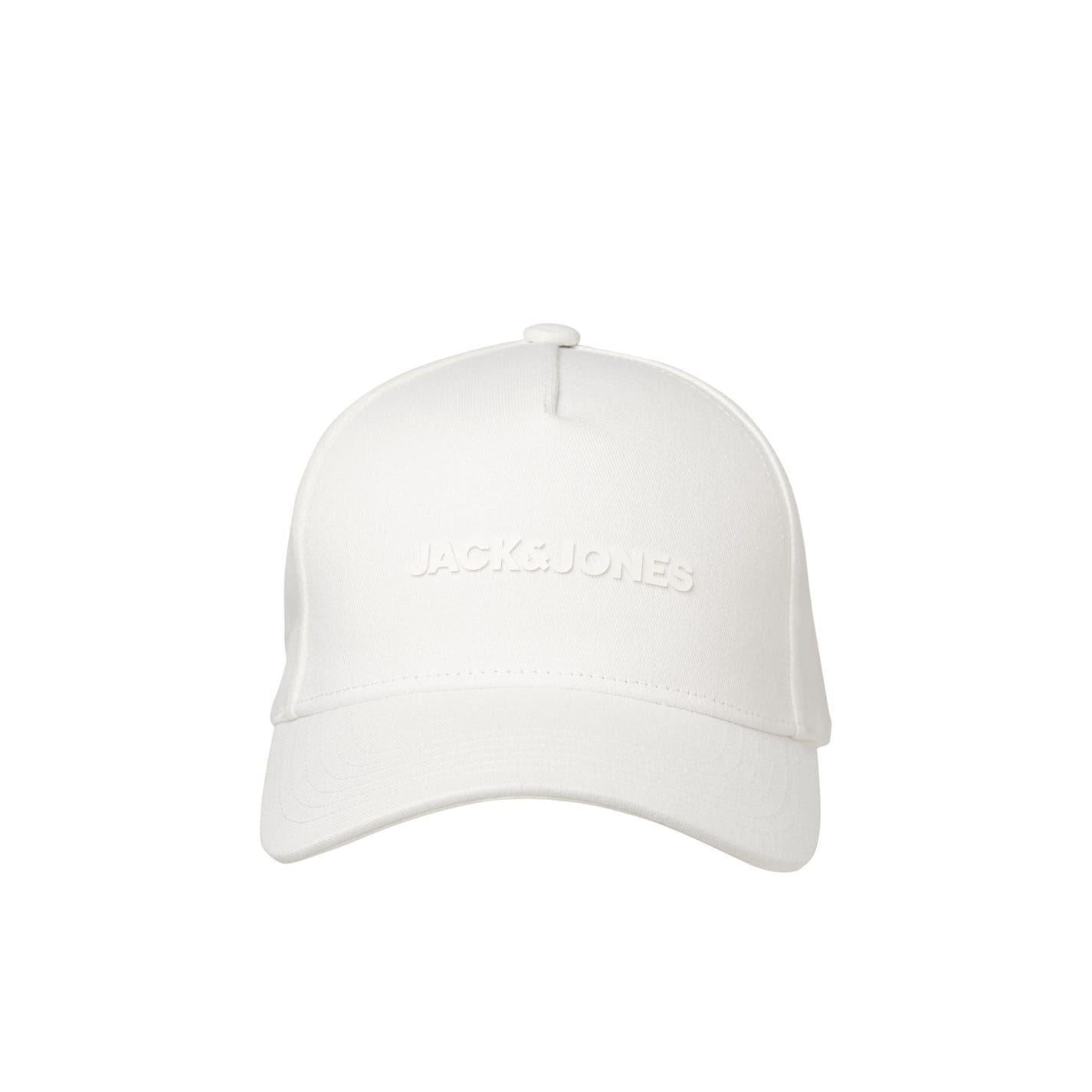 Jack and Jones Solid Patterned Lettering Logo Dad Cap