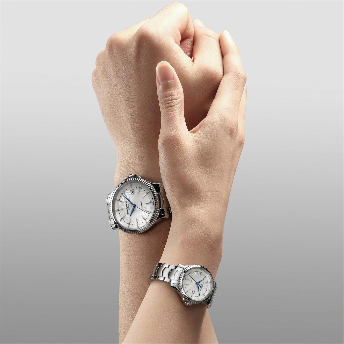 Emile Chouriet Stainless Steel Luxury Analogue Watch