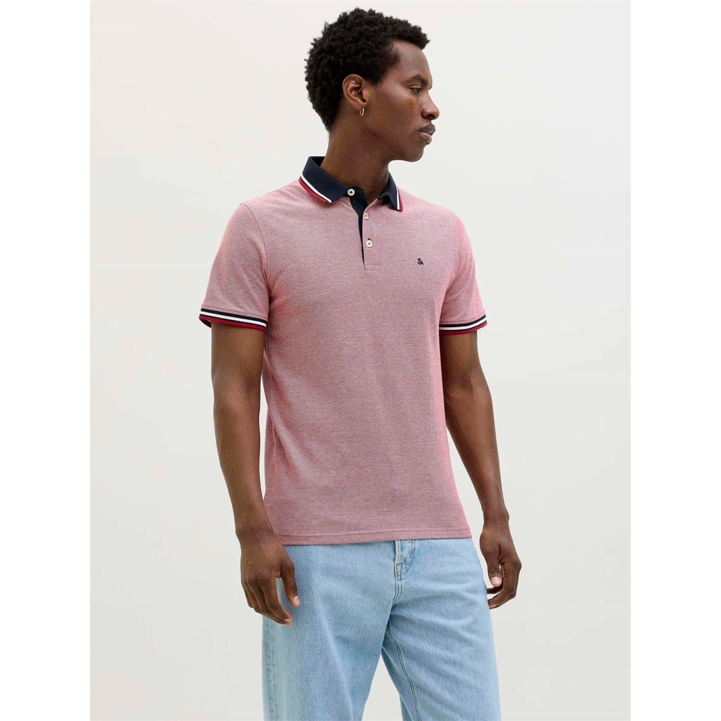 Jack and Jones Paulos Polo 2 Pack Collared Short Sleeve Shirt