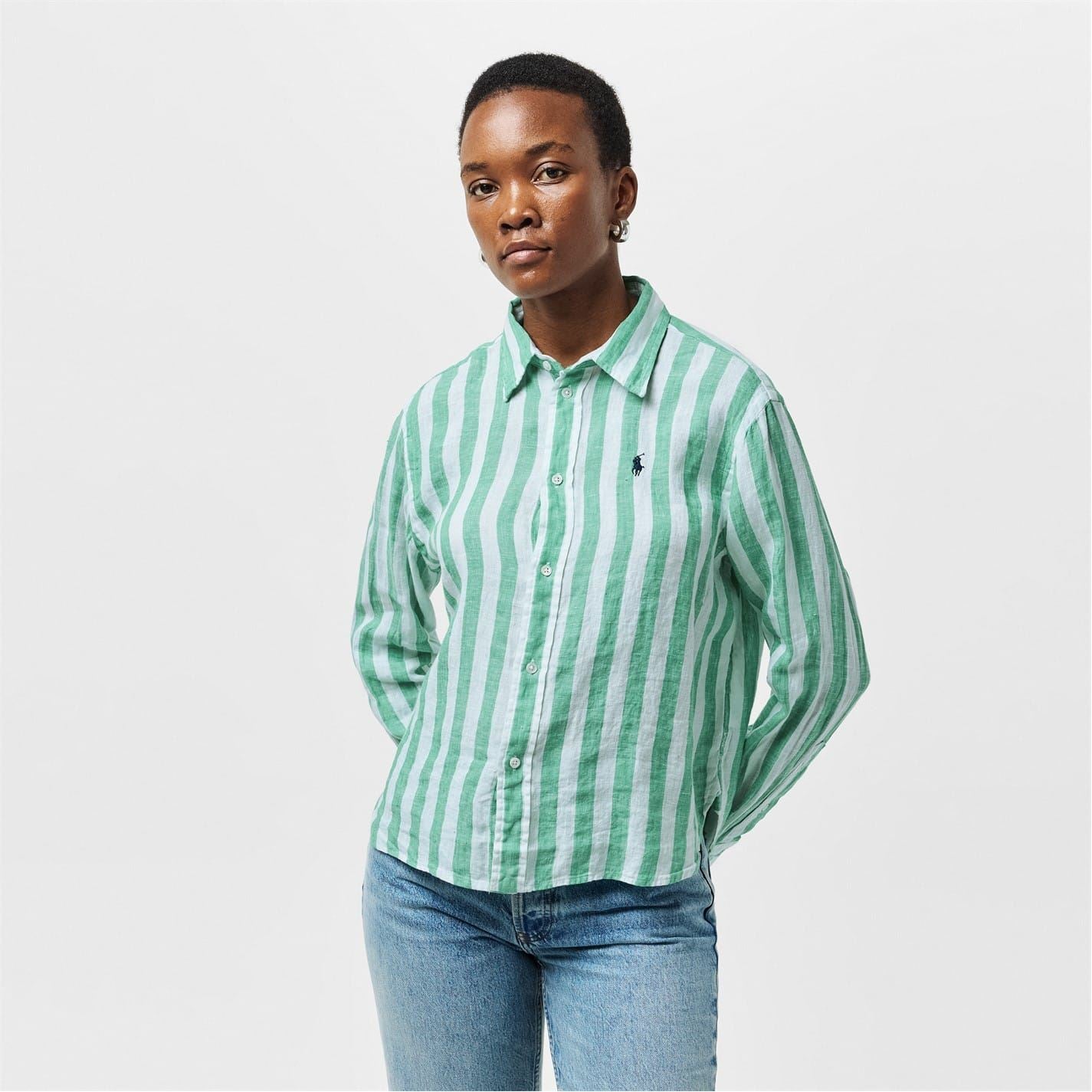 Polo Ralph Lauren Cropped Regular Fit Polo Shirt