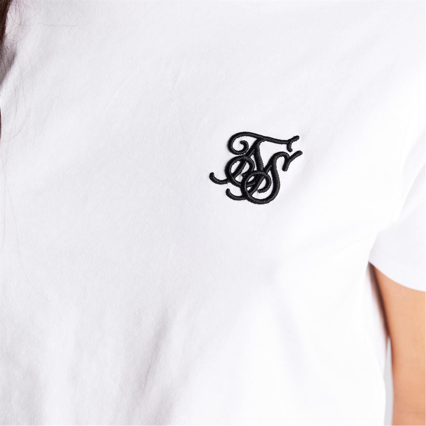 SikSilk Core Cropped Crew Neck T-Shirt