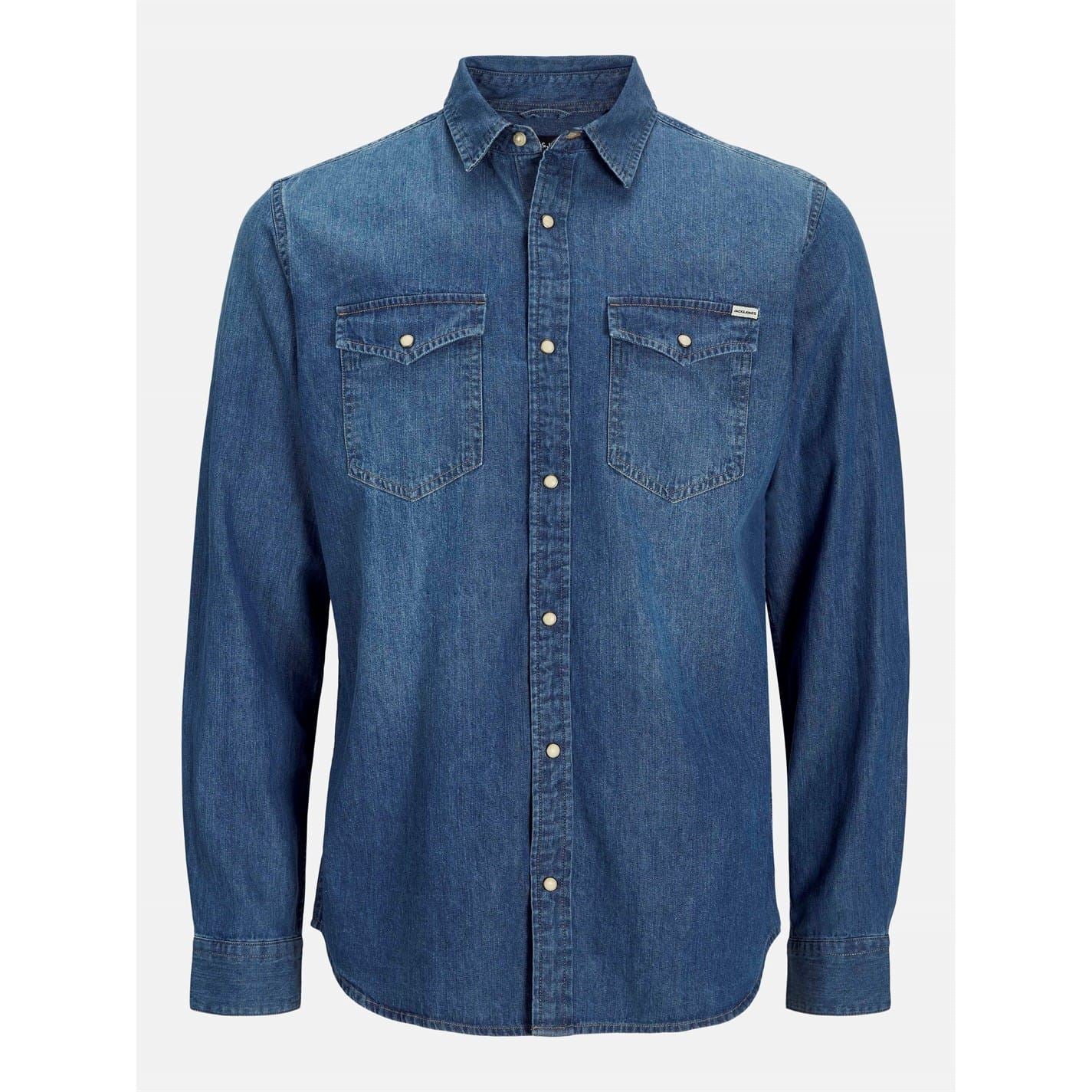 Jack and Jones Sheridan Collared Neck Long Sleeve Shirt