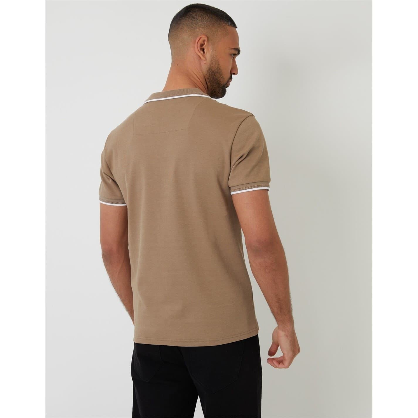 Threadbare Polo Marriage Regular Fit Short Sleeve Shirt