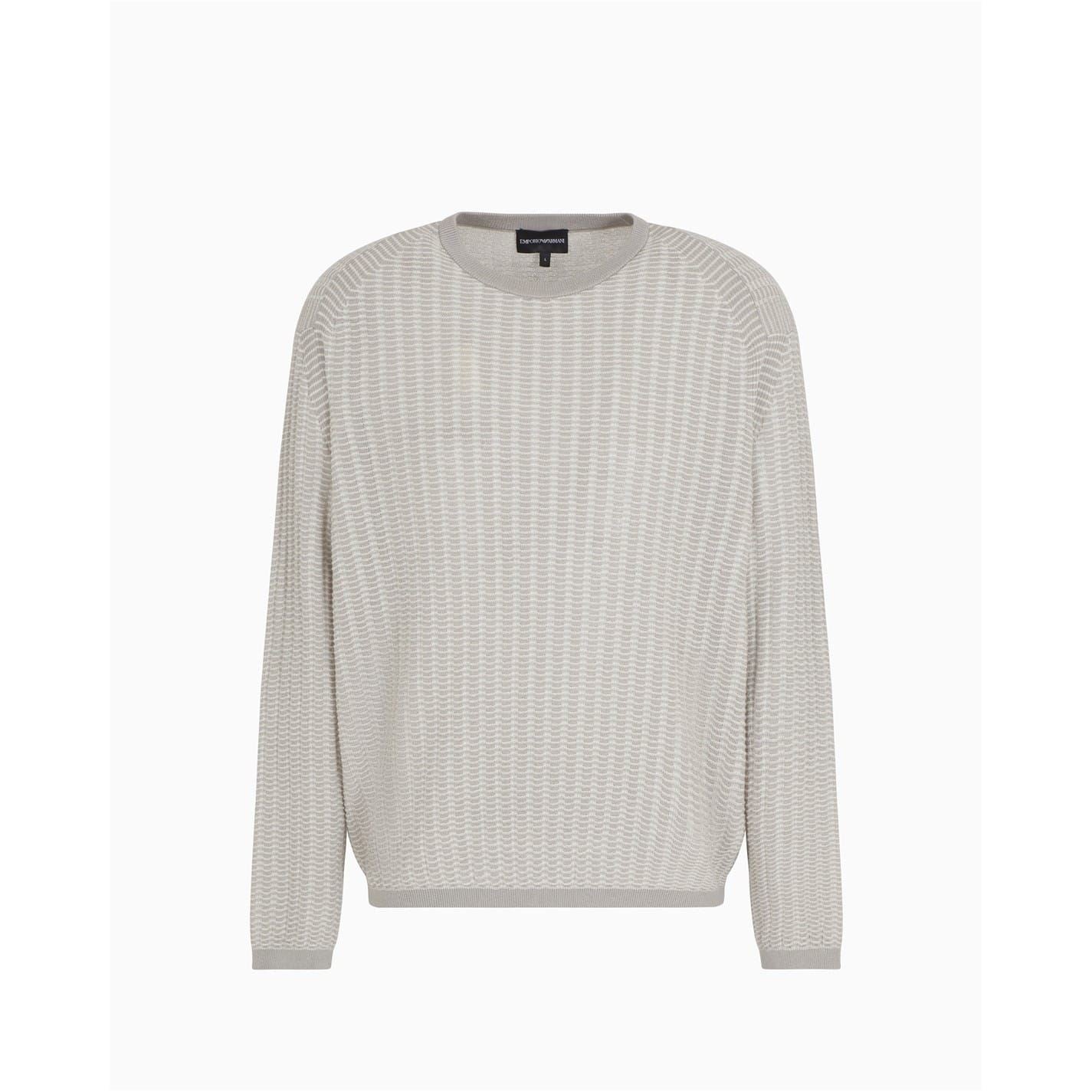 Emporio Armani EA7 Relaxed Fit Long Sleeve Crew Neck Sweater