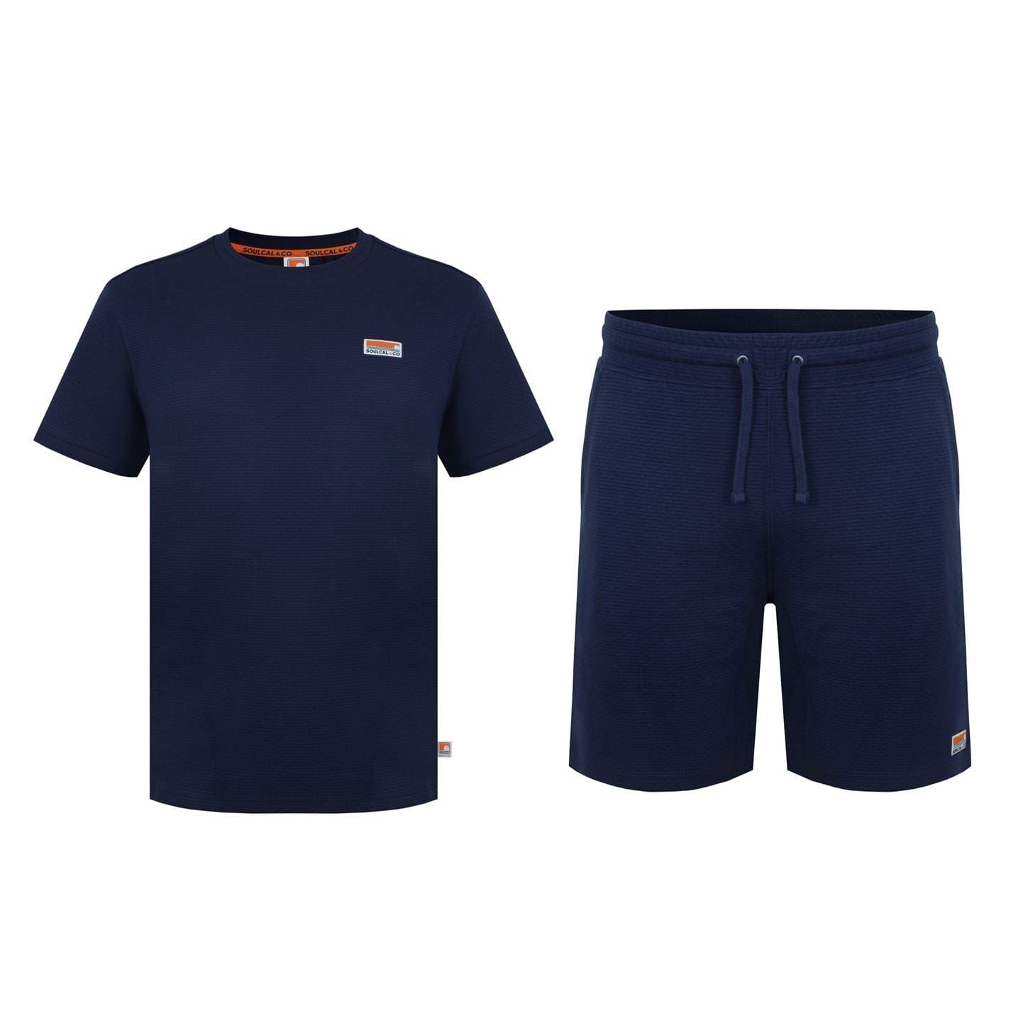 SoulCal Crew Neck Short Sleeve T-Shirt and Short Set