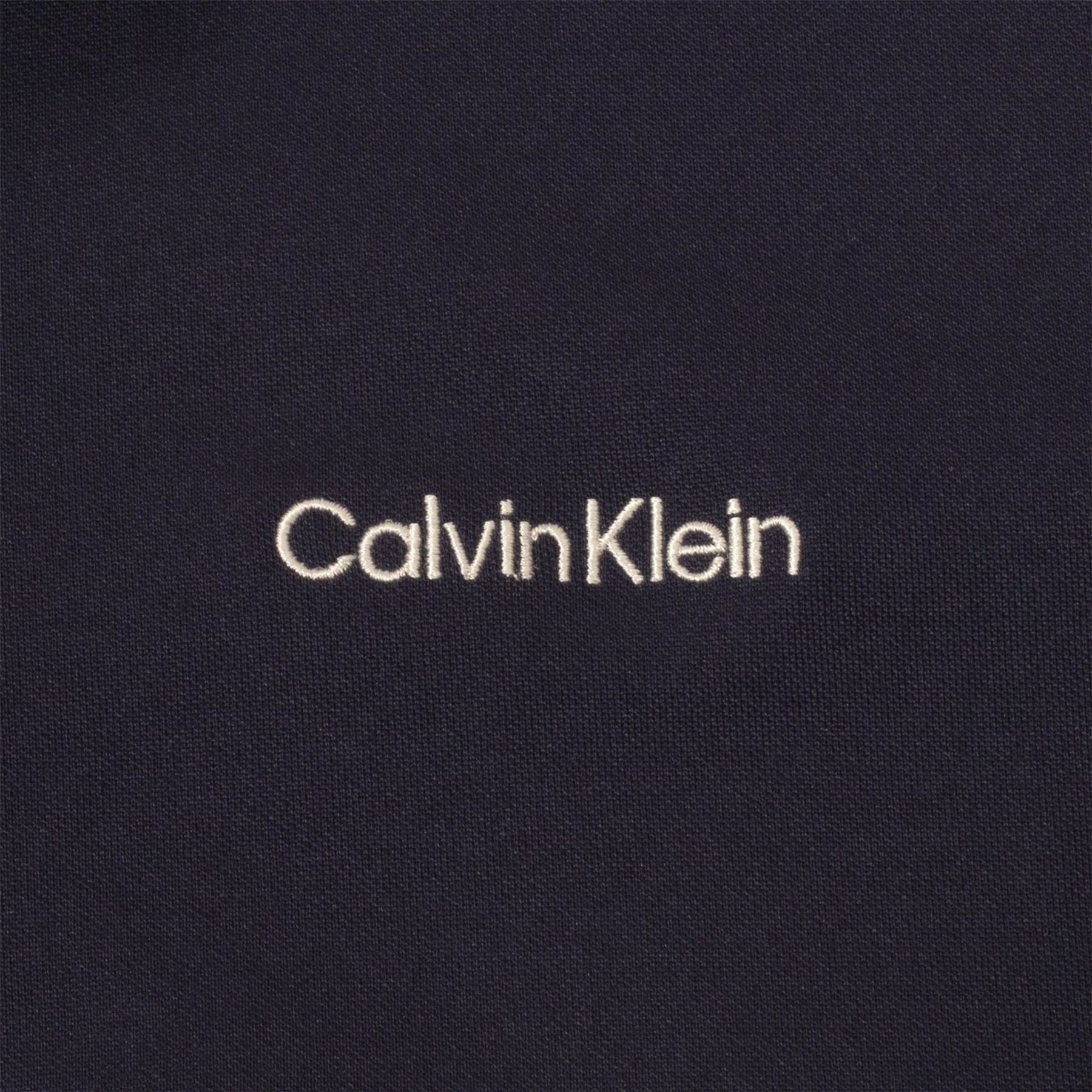 Calvin Klein Golf Embroidered Collared Neck Short Sleeve Polo Shirt