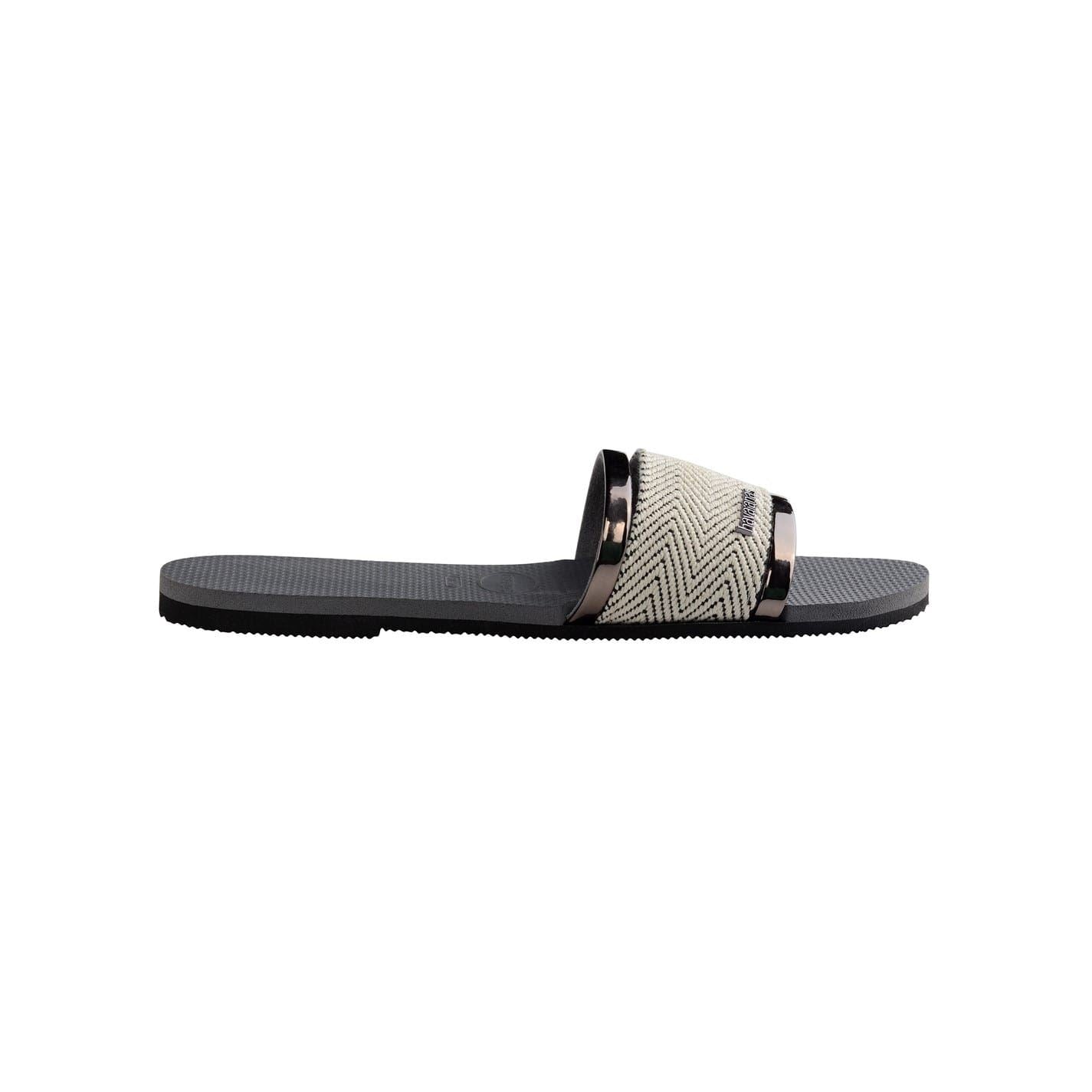 Havaianas Hav. You Trancoso Premium Black 33  Flip Flops Womens