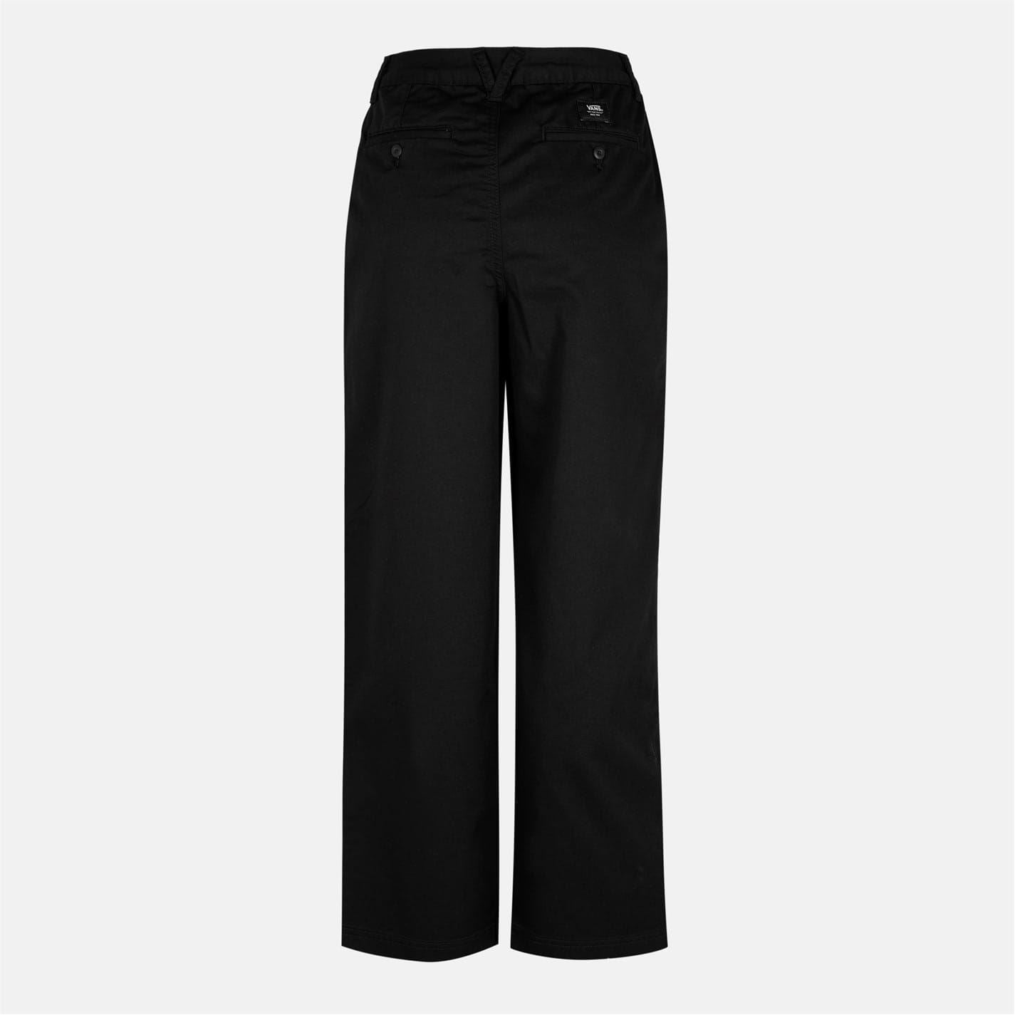 Vans Palmer Solid Patterned Wide Leg Chinos