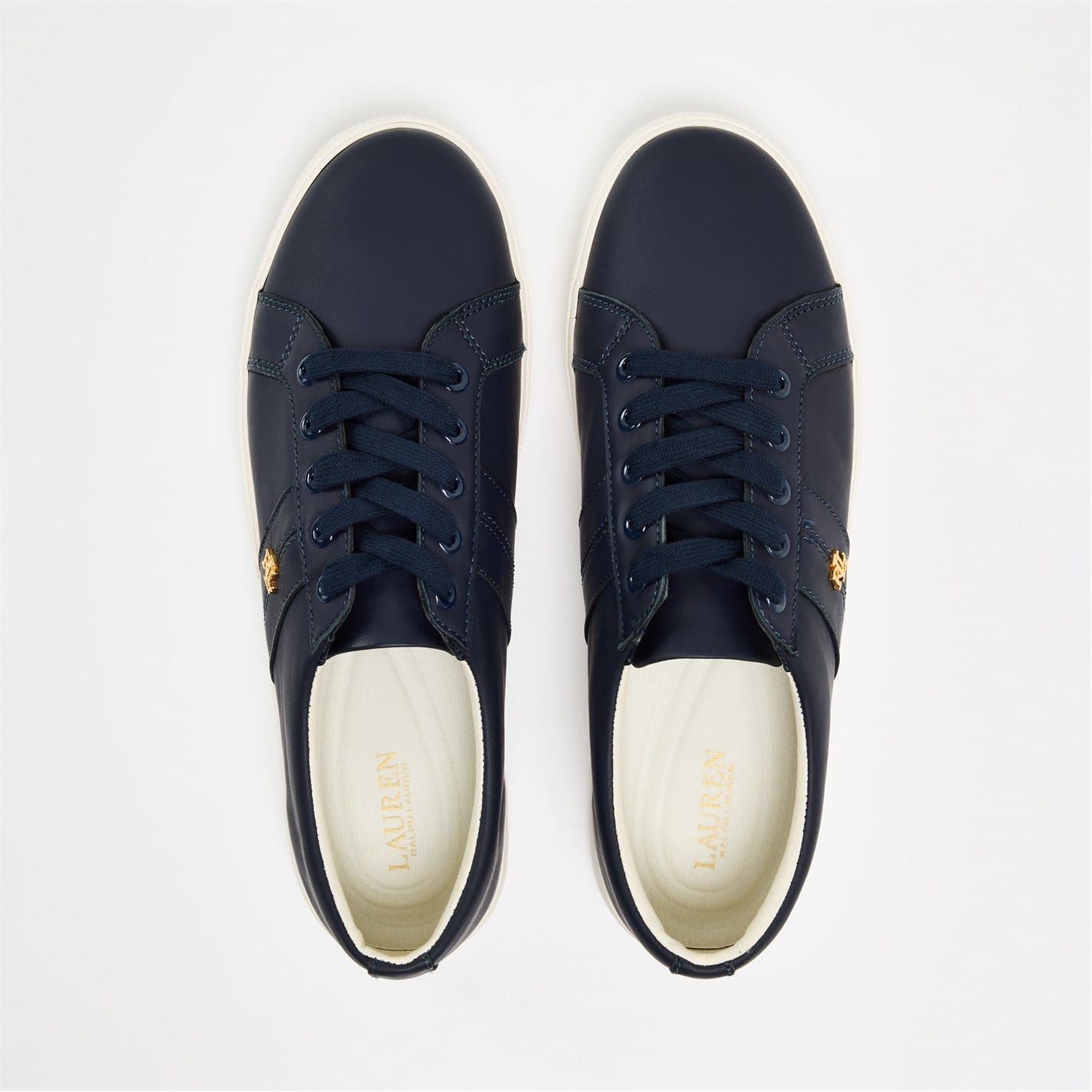 Lauren by Ralph Lauren Janson Leather Court Trainers