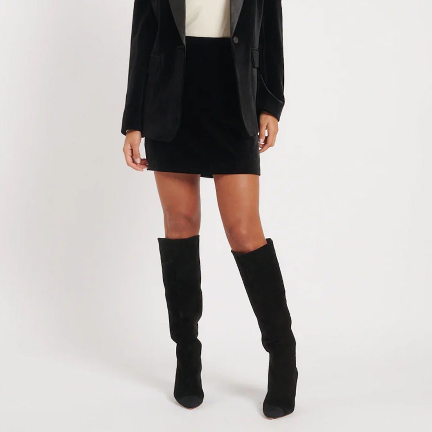 Nobodys Child Ragusa Velvet Mini Skirt