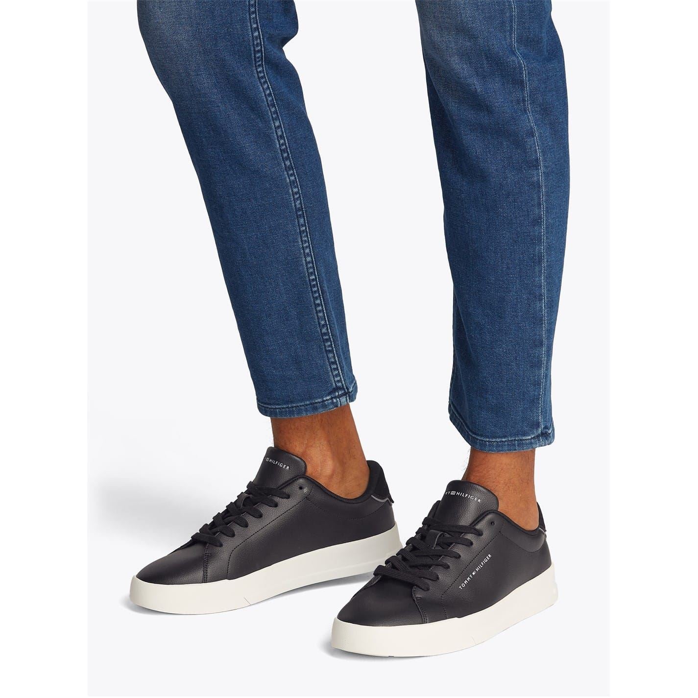 Tommy Hilfiger Leather Low Top Trainers