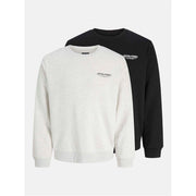 Jack and Jones 2 Pack Mason Crew Neck Long Sleeve Sweatshirt