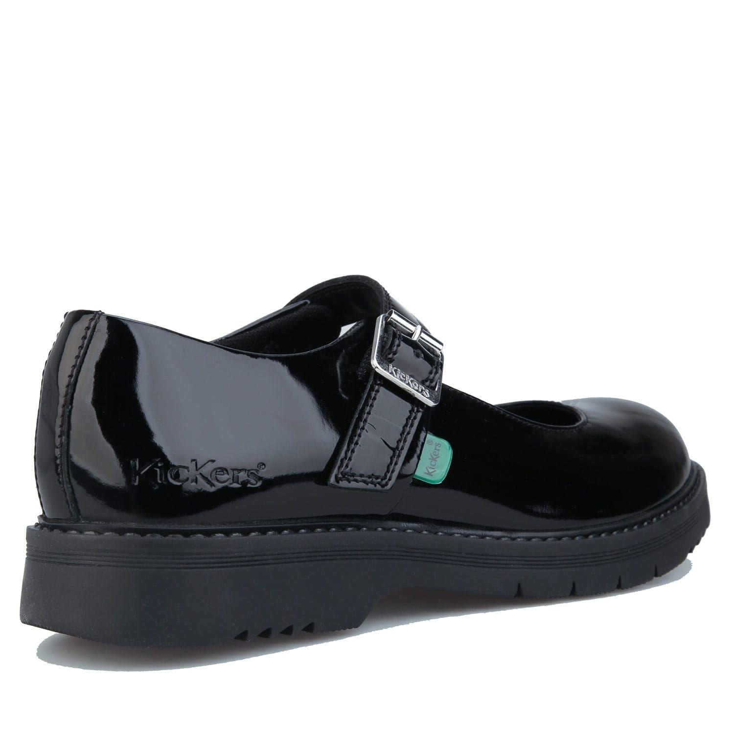 Kickers Womens Finley Patent Shoes
