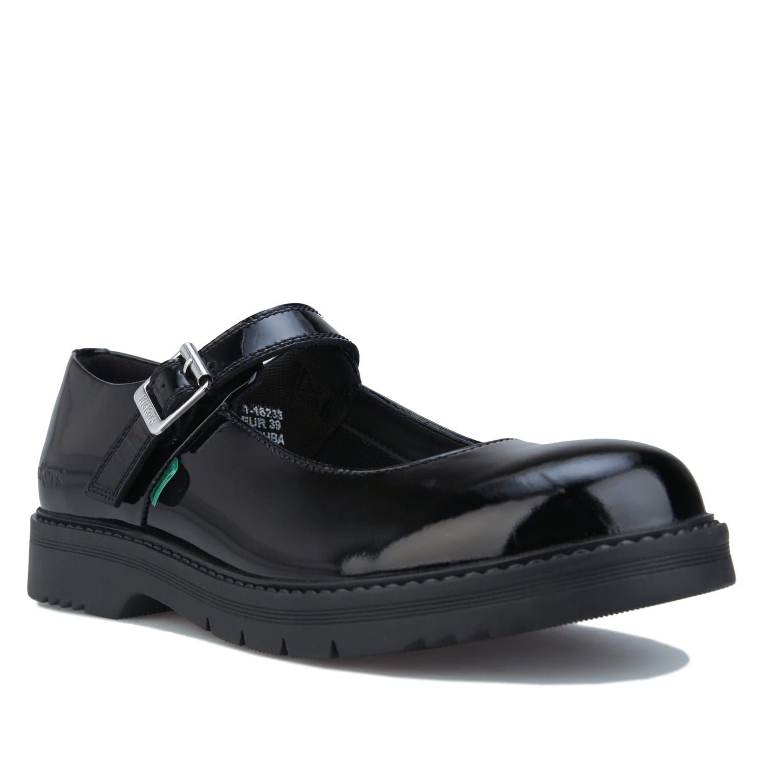 Kickers Womens Finley Patent Shoes