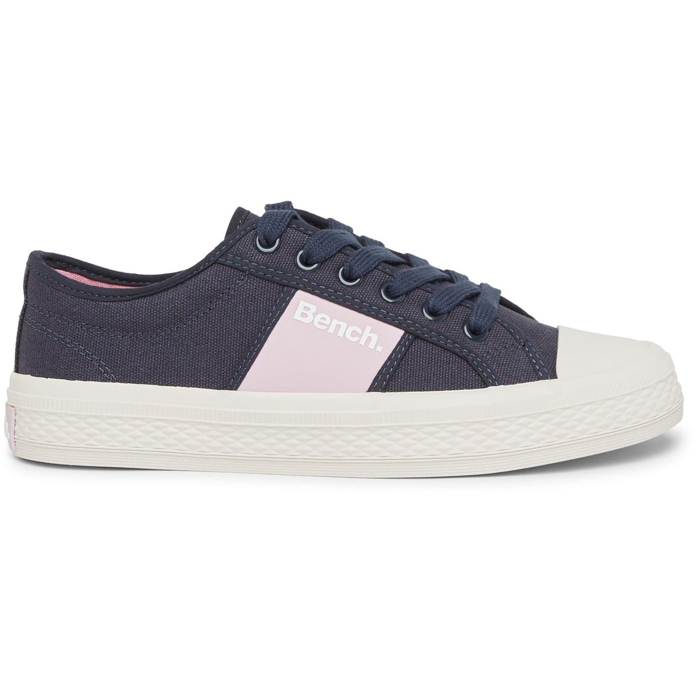Bench Vicky Canvas Low Top Sneakers with Lettering