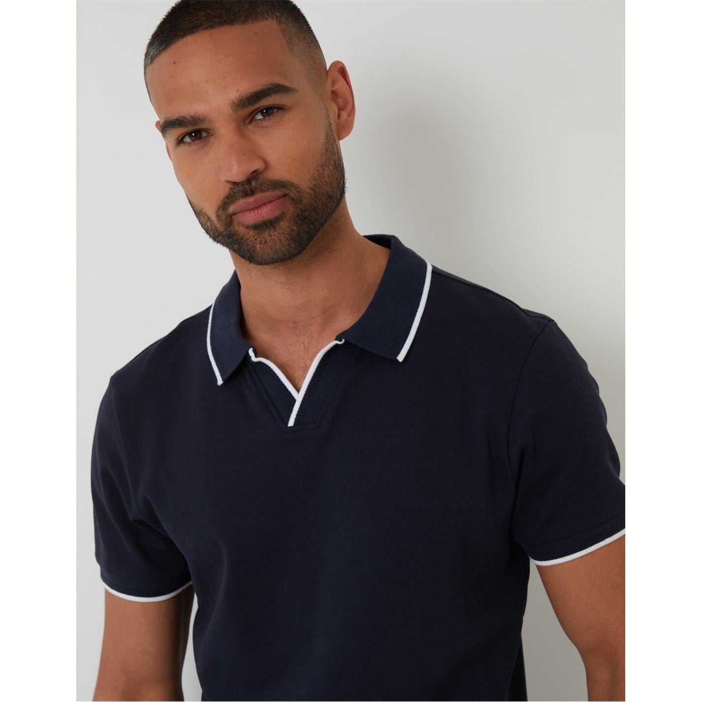 Threadbare Polo Marriage Regular Fit Short Sleeve Shirt