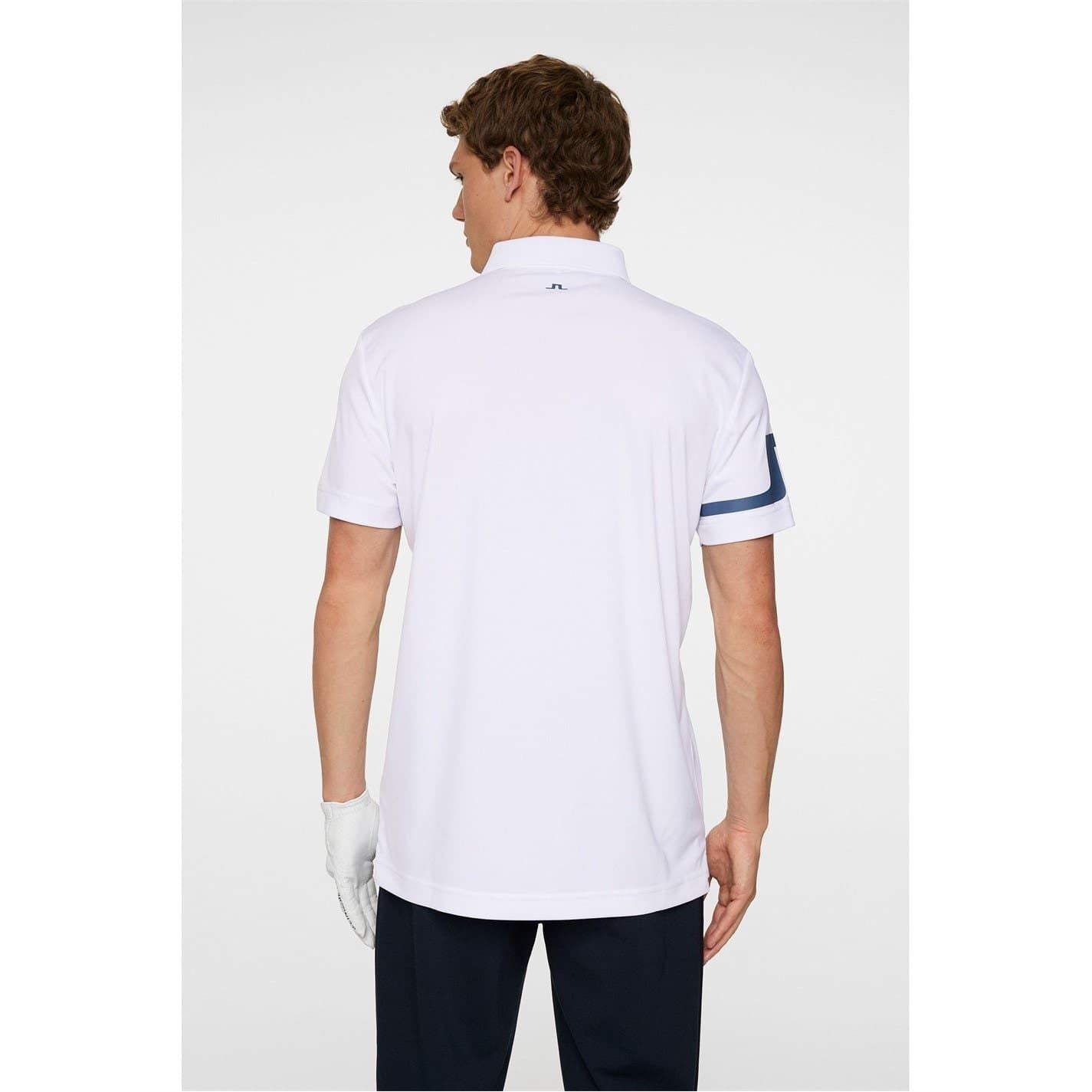 J Lindeberg Golf Heath Collared Neck Short Sleeve Polo Shirt