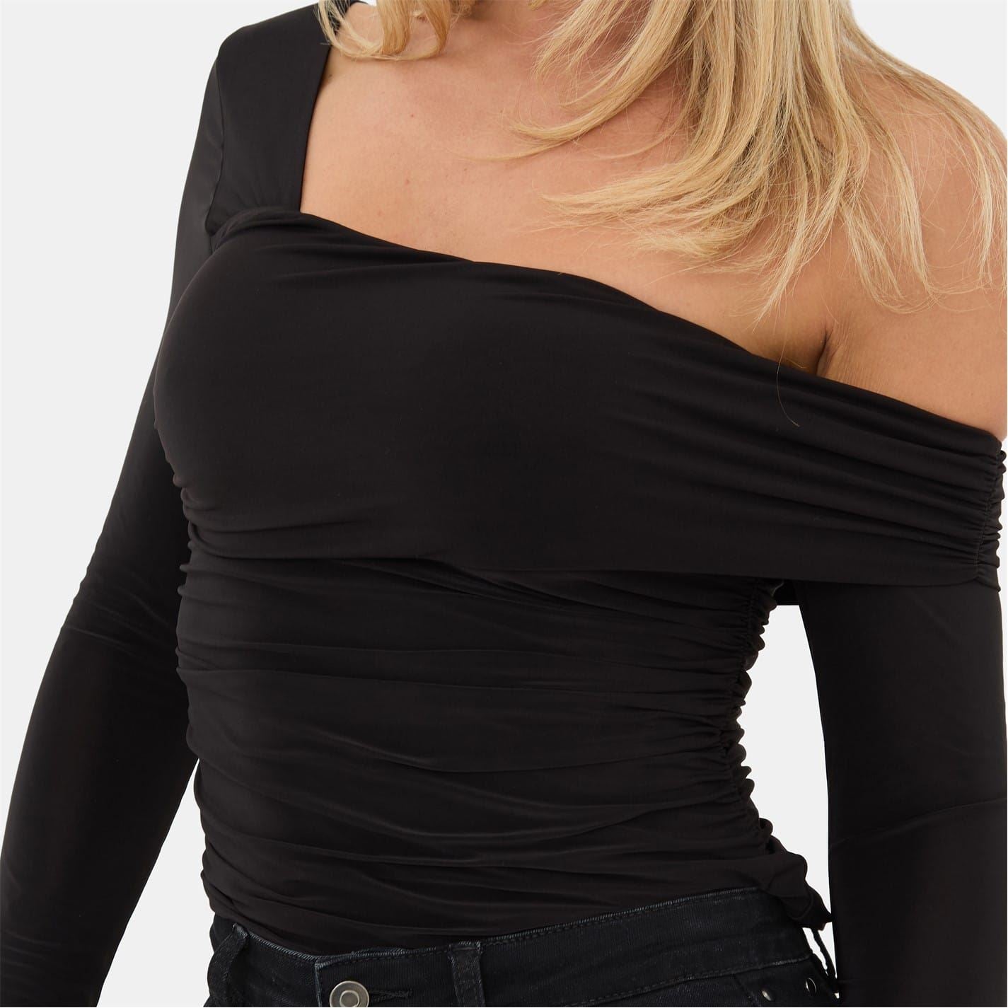 I Saw It First Sleeve Off The Shoulder Top