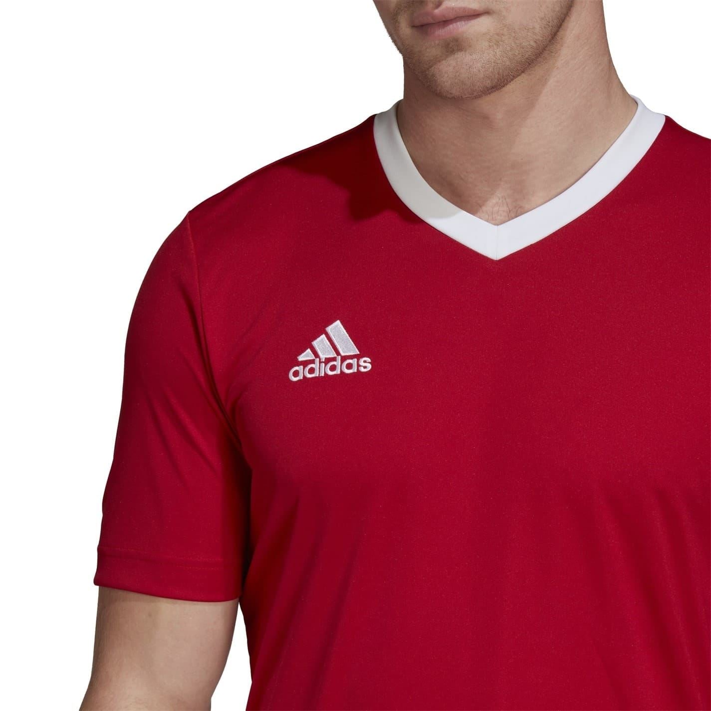 adidas Mens Entrada 22 Short Sleeve Jersey Top