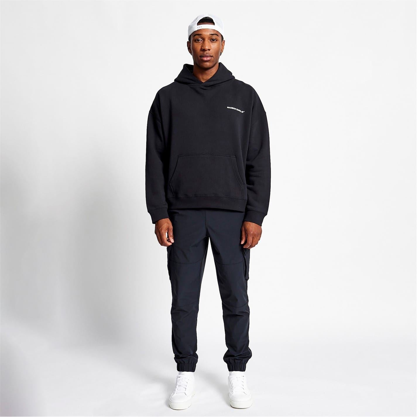 Madison Barclay Hooded Relaxed Fit Sweatshirt