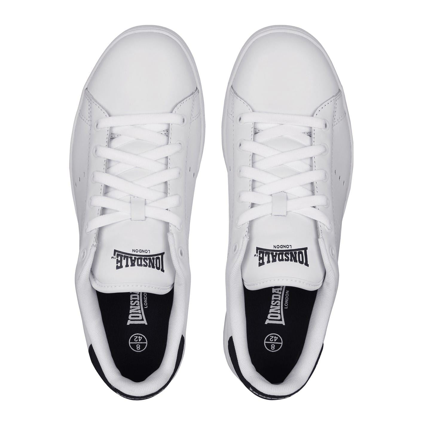 Lonsdale Mens Leyton Leather Trainers
